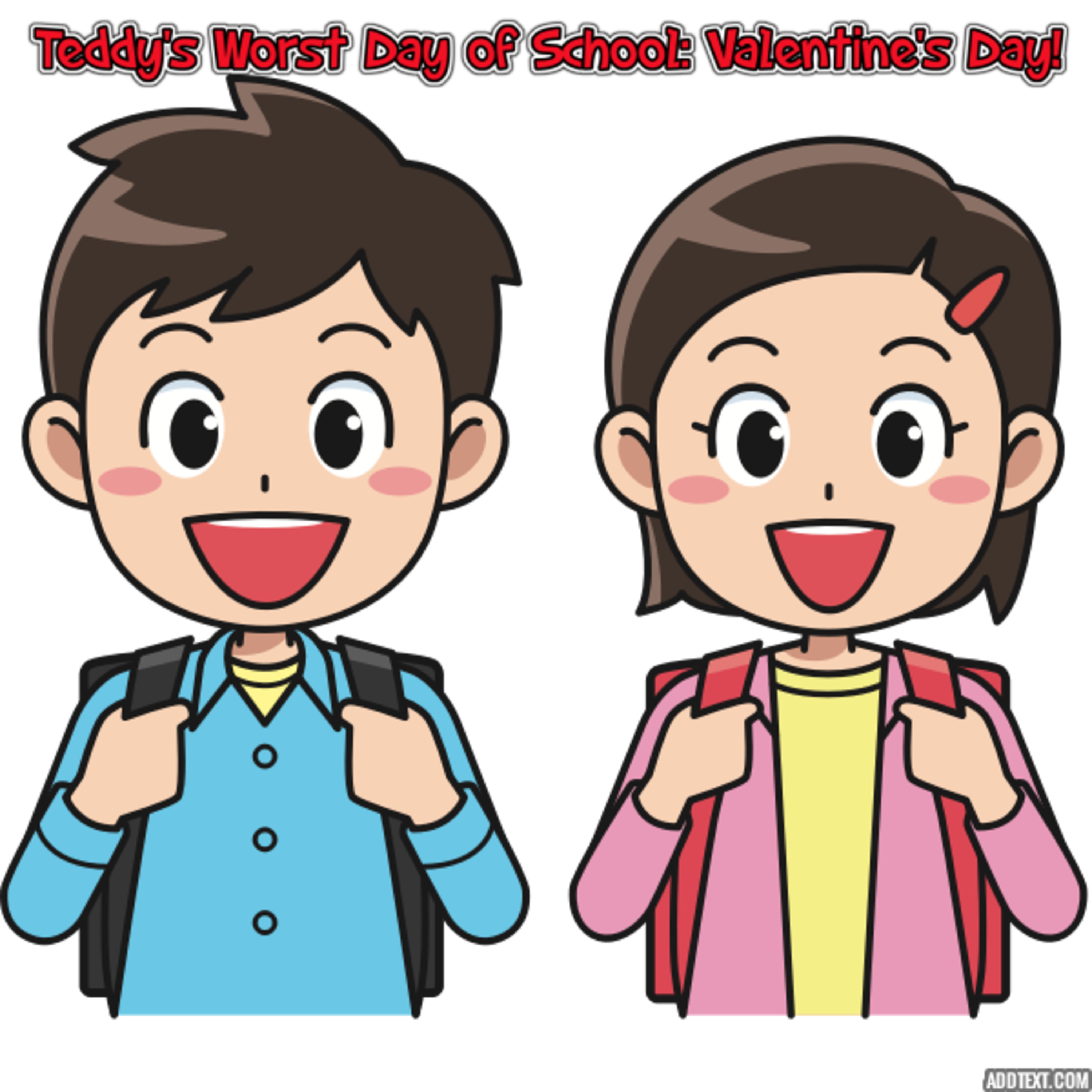 Teddy's Worst Day of School Valentine's Day! ❤️