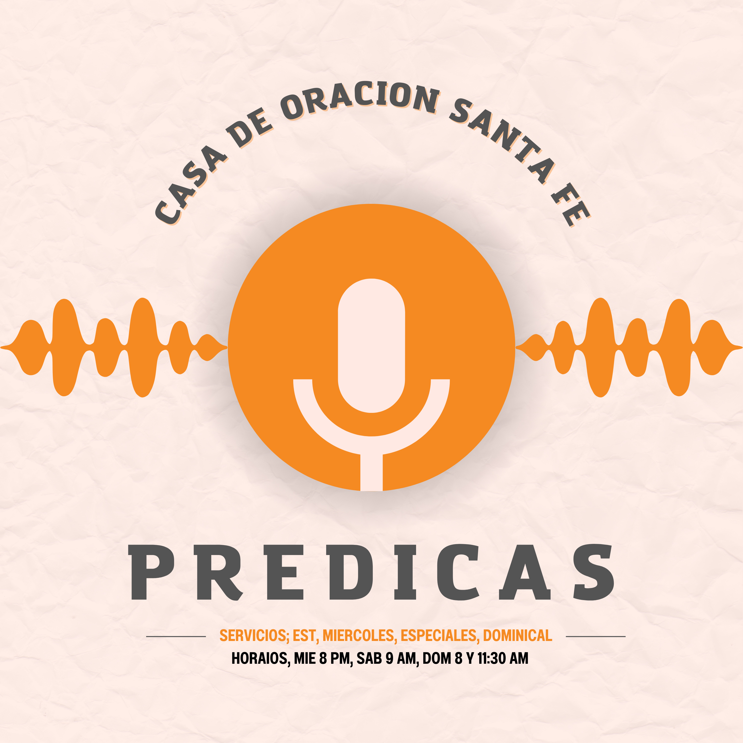 C. DE O. STA. FE SERVICIO DOMINICAL