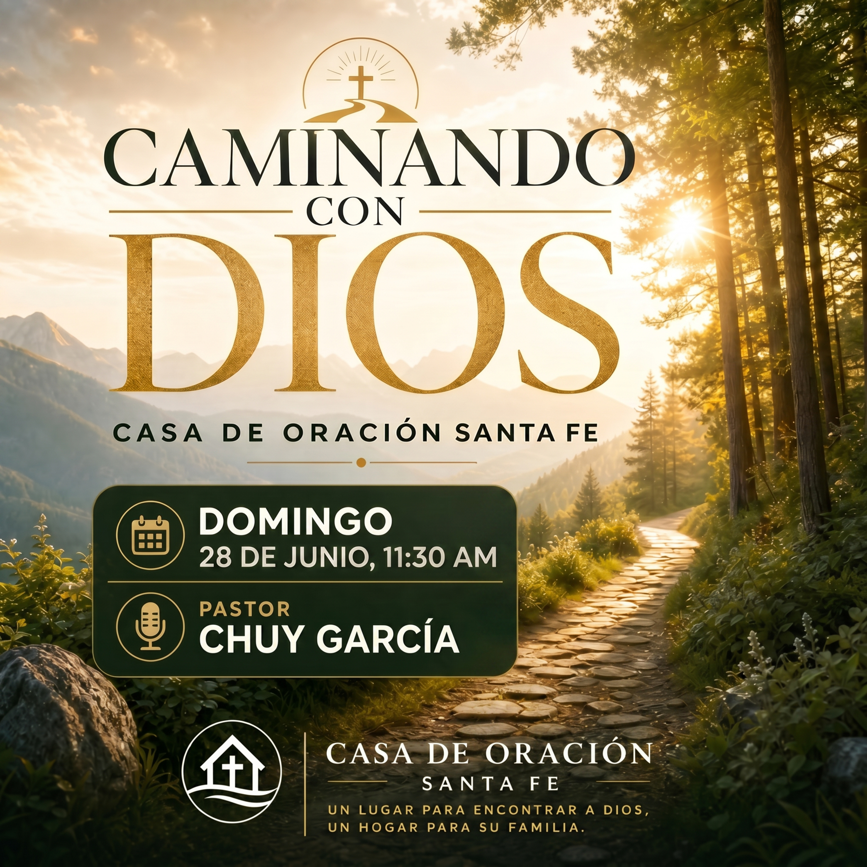 CAMINANDO CON DIOS || CHUY GARCIA | JUN 28 2926 / 11:30 AM episode artwork