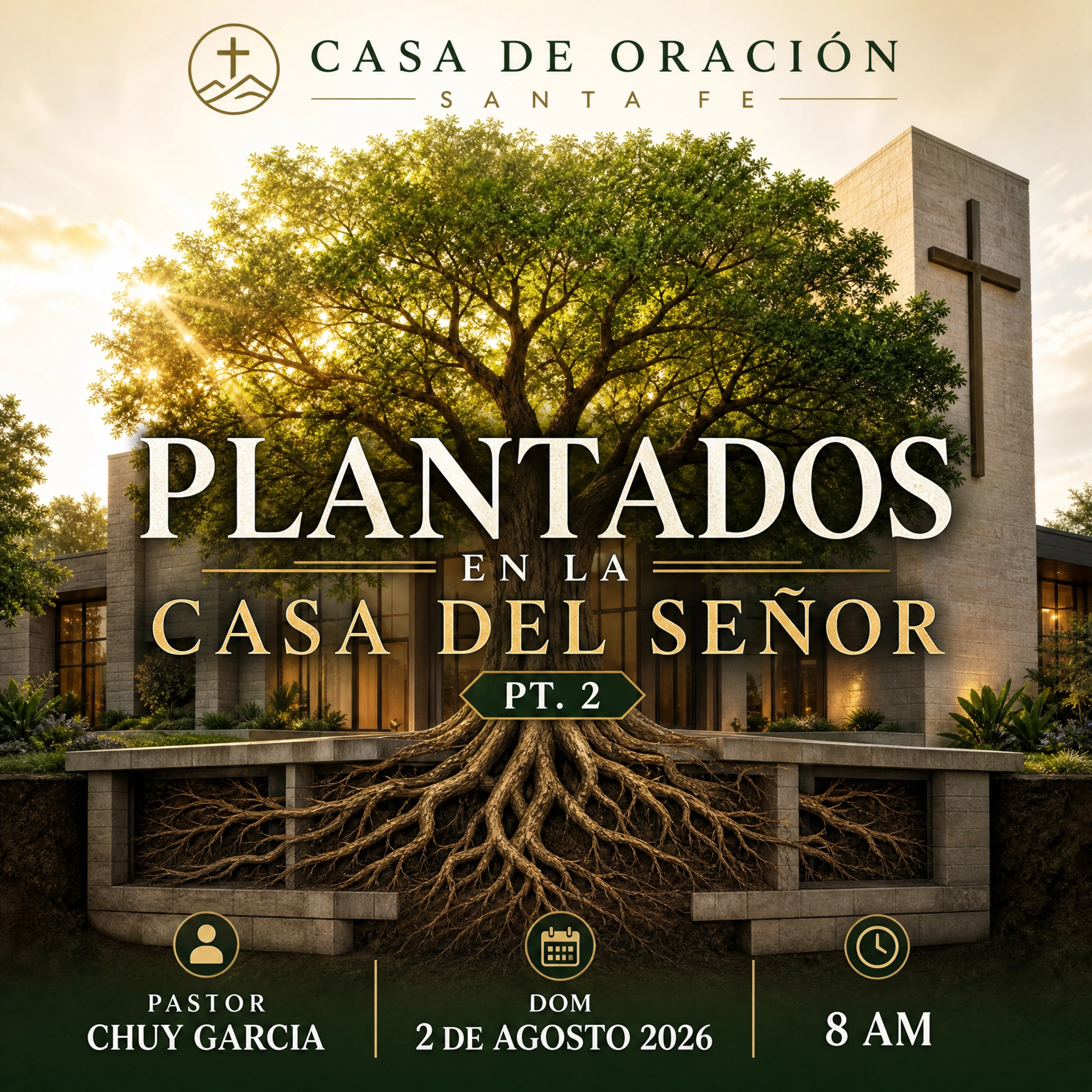 PLANTADOS EN LA CASA DEL SEÑOR PTE 2 || CHUY GARCIA | 2 DE AGT 2026 8 AM episode artwork