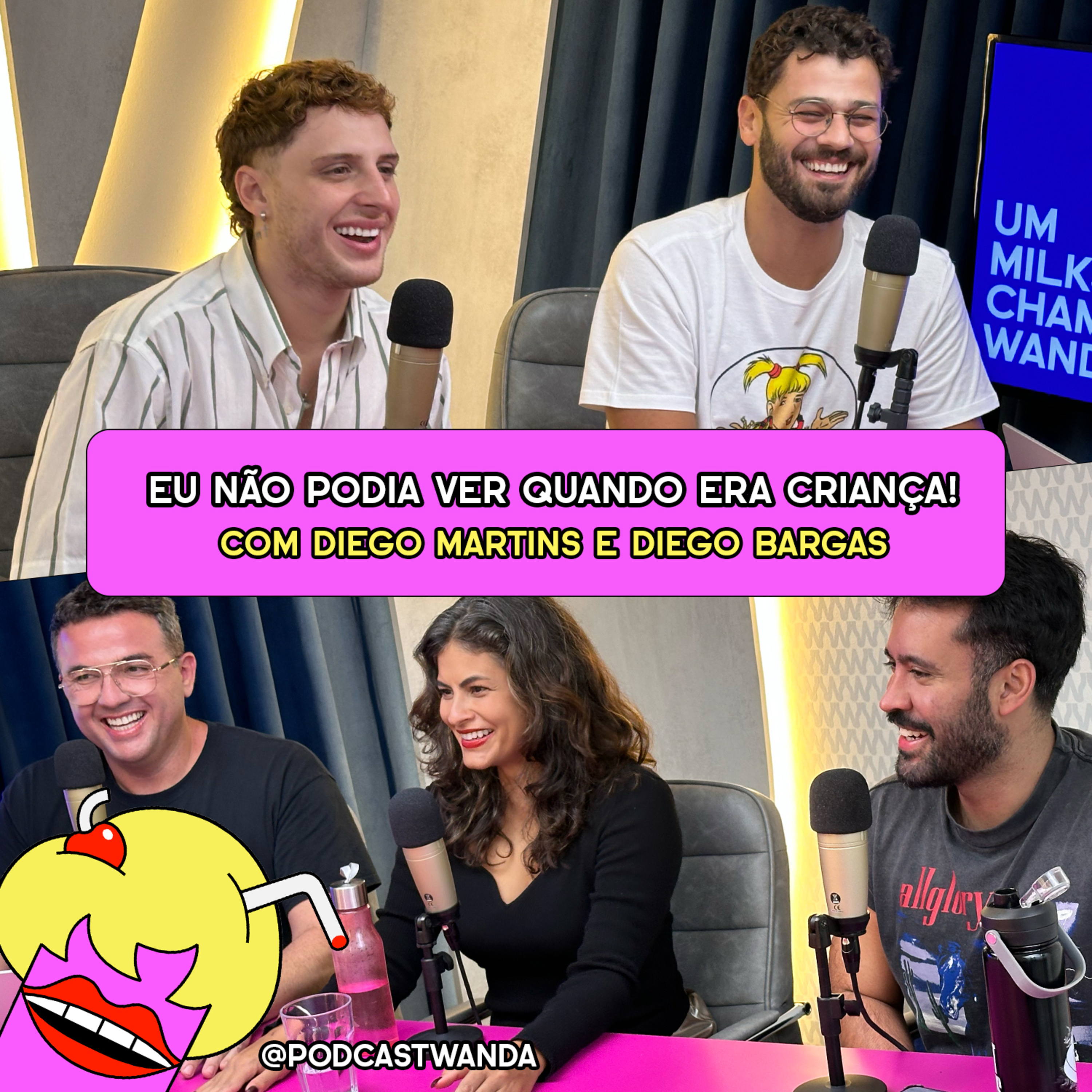 EU NÃO PODIA VER QUANDO ERA CRIANÇA com Diego Martins e Diego Bargas - #520