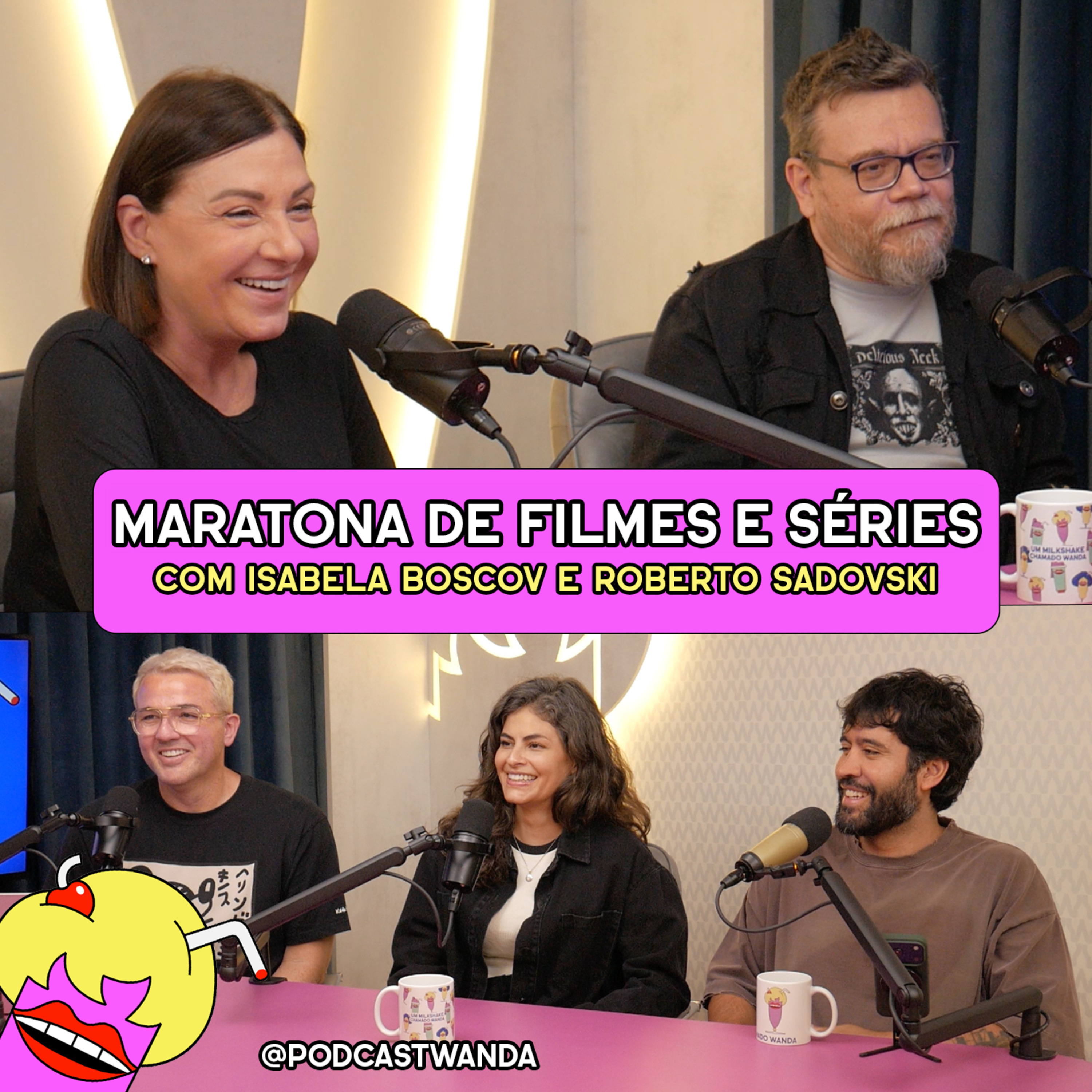 MARATONA DE FILMES E SÉRIES com Isabela Boscov e Roberto Sadovski - #696 episode artwork