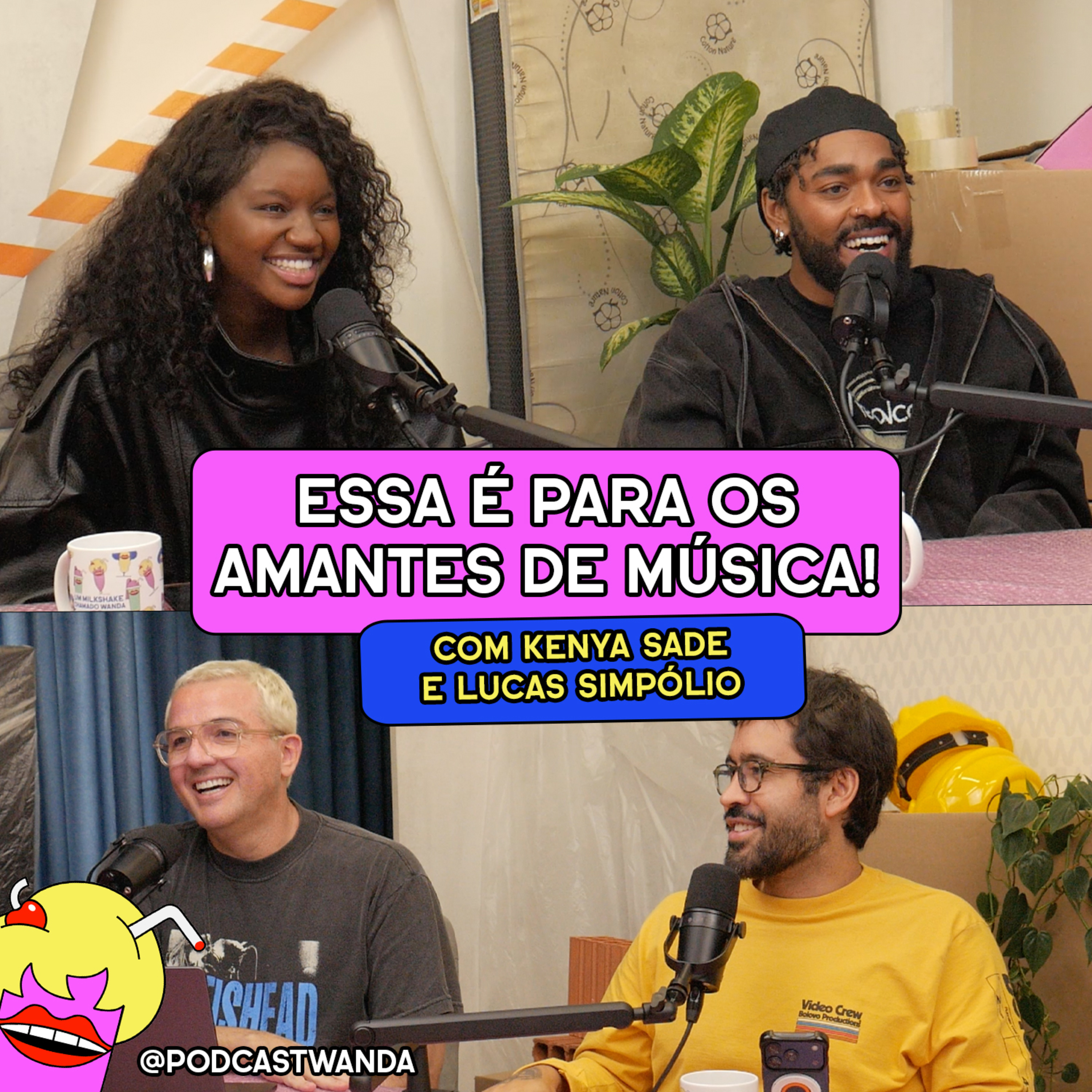 ESSA É PARA OS AMANTES DE MÚSICA! com Kenya Sade e Lucas Simpólio - #736 episode artwork