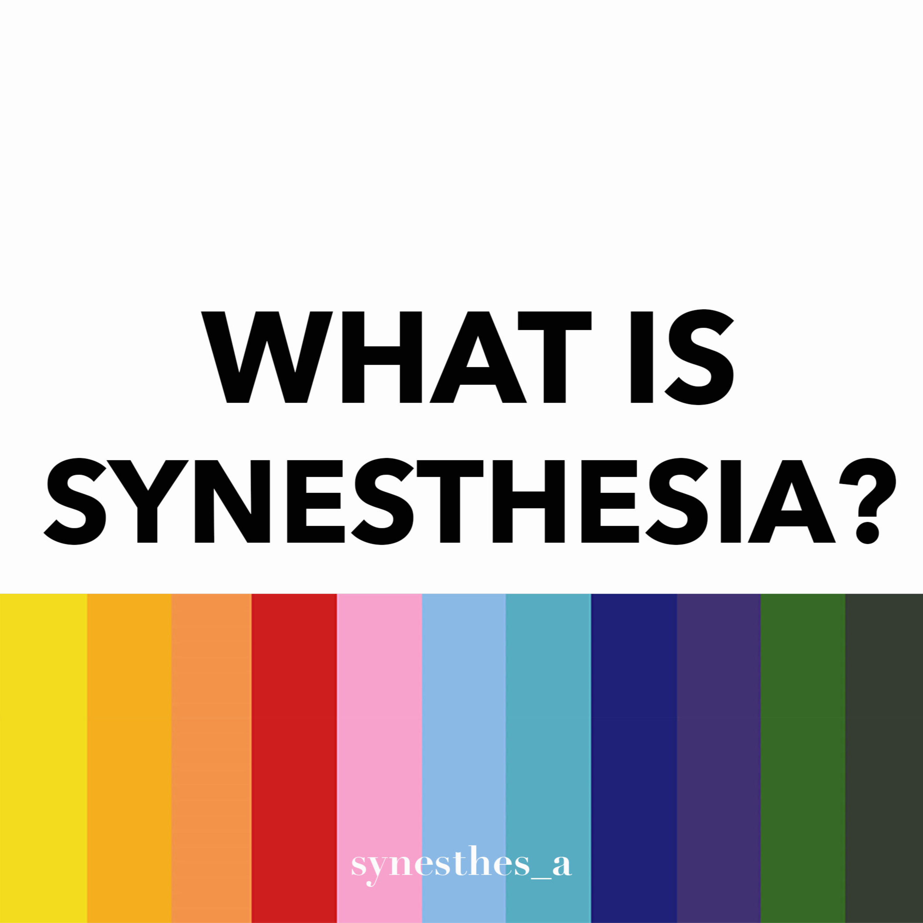 Let\'s talk Synaesthesia