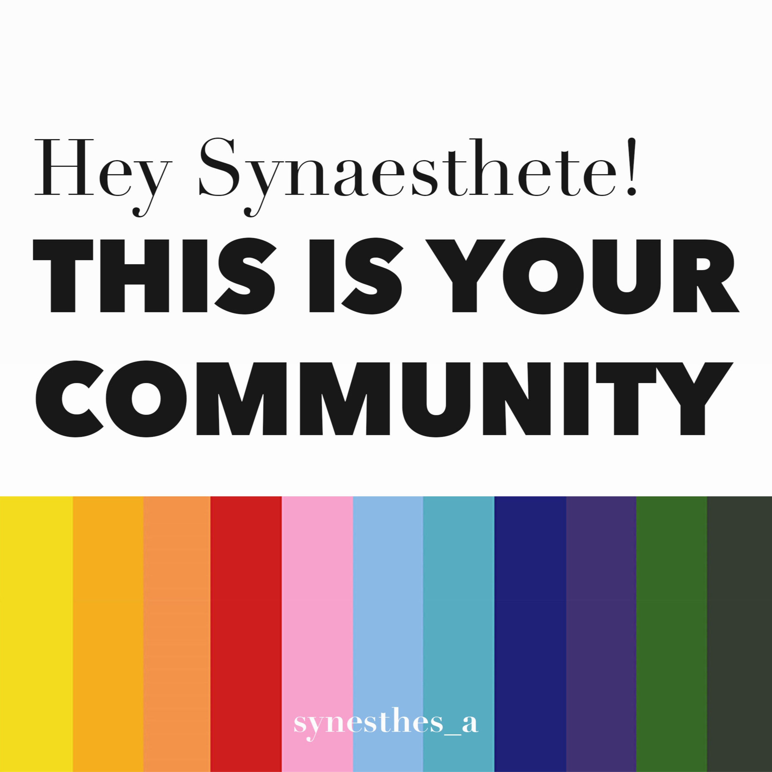 Let\'s talk Synaesthesia