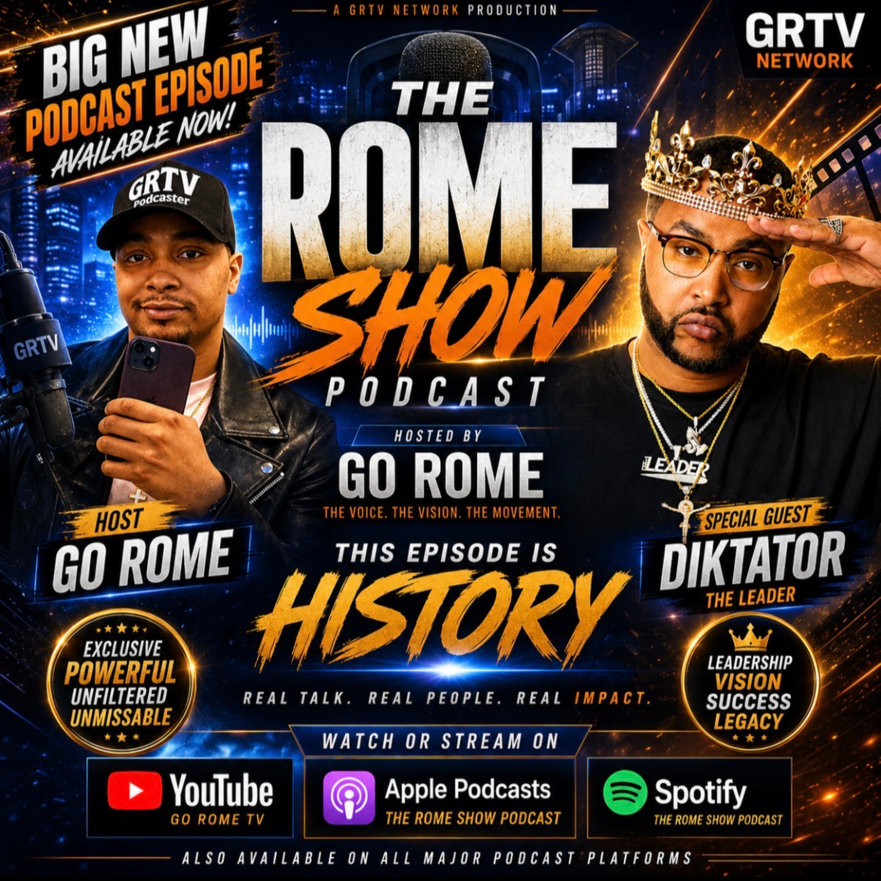 Diktator The Leader Talks His Journey & Working With Romeo Miller & More Ep 402 episode artwork
