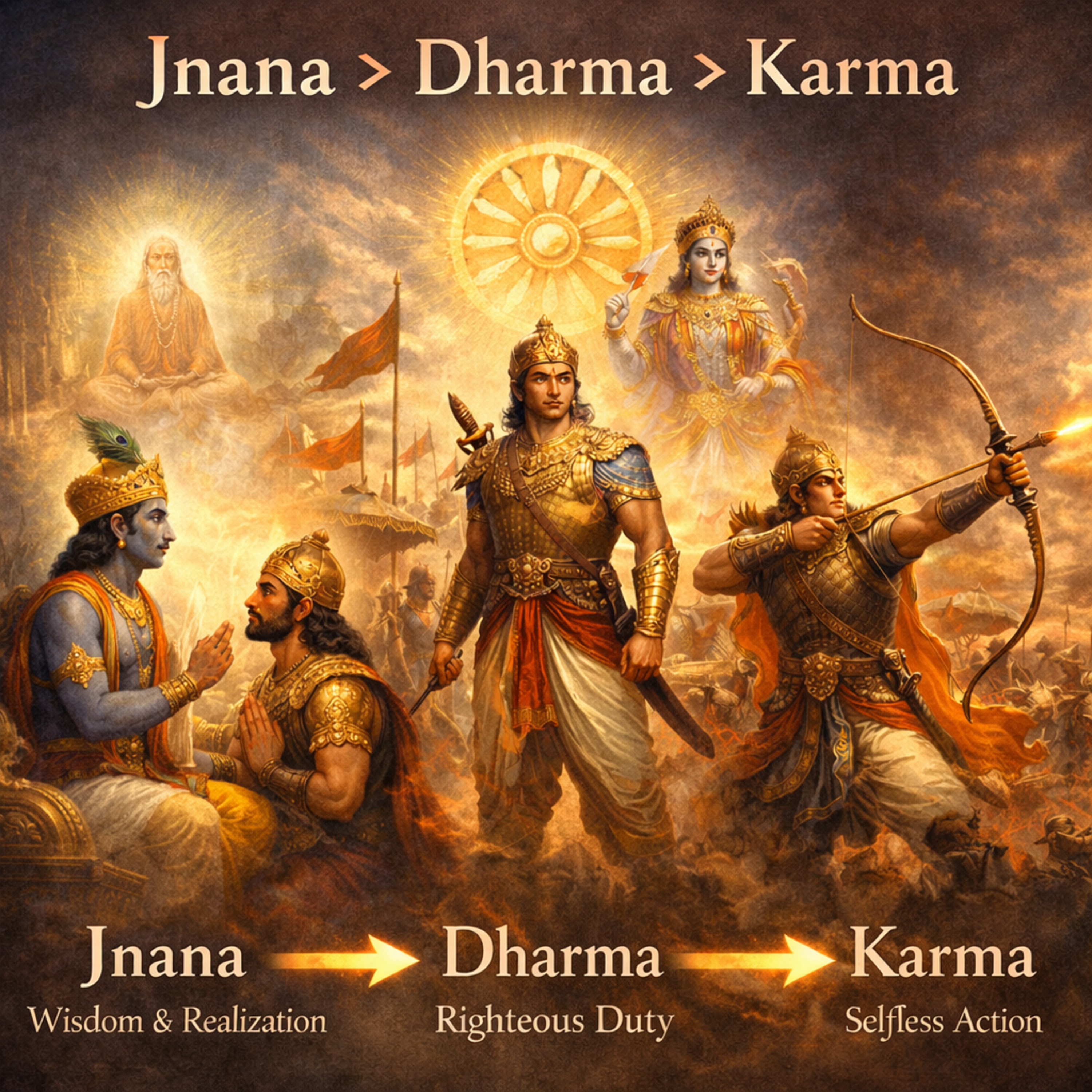 Pragmatic Gita: Chapter 3: From Jnana to Dharma to Karma [3.1 to 3.2]