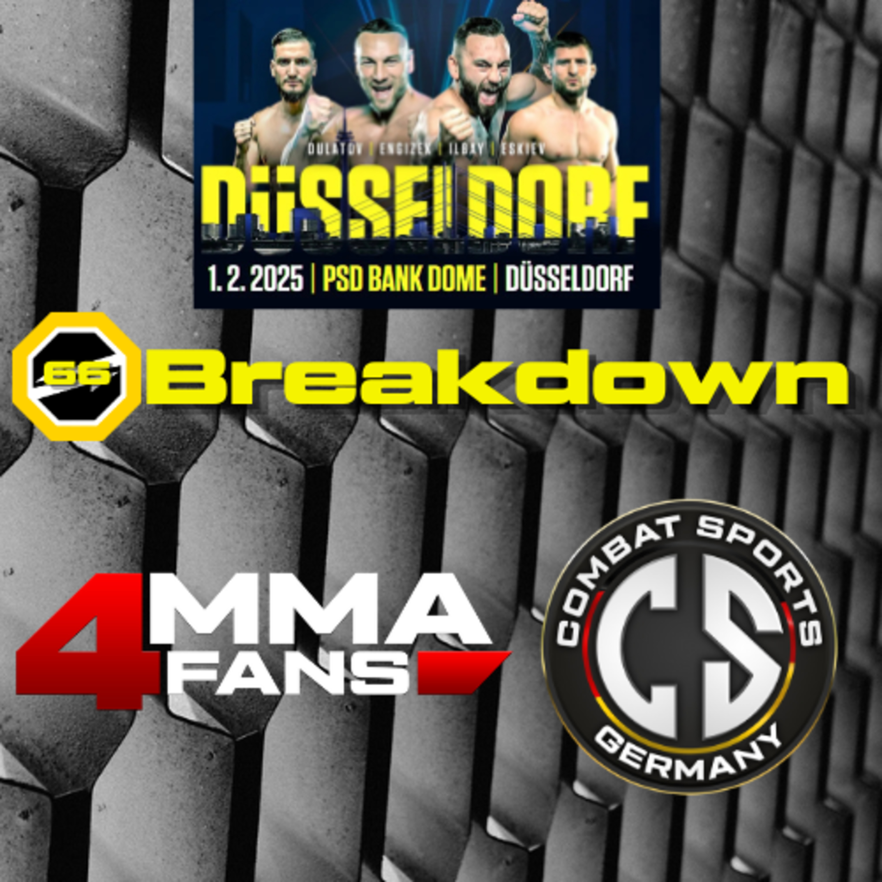 MMA 4 FANS & Combatsportsgermany Oktagon 66 Düsseldorf Breakdown episode artwork