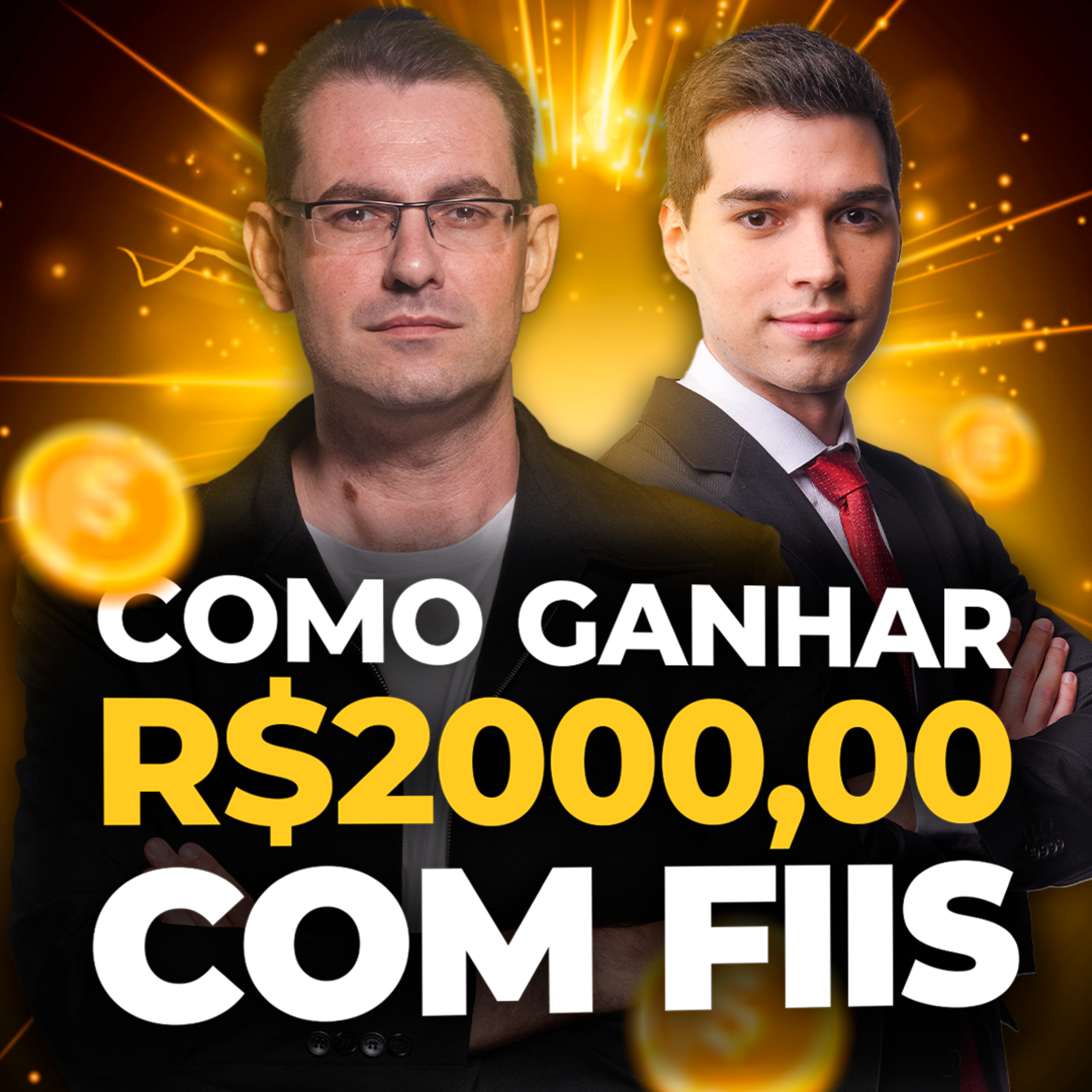 COMO GANHAR R$2000,00 POR MÊS COM FIIS, reinvestindo rendimentos!