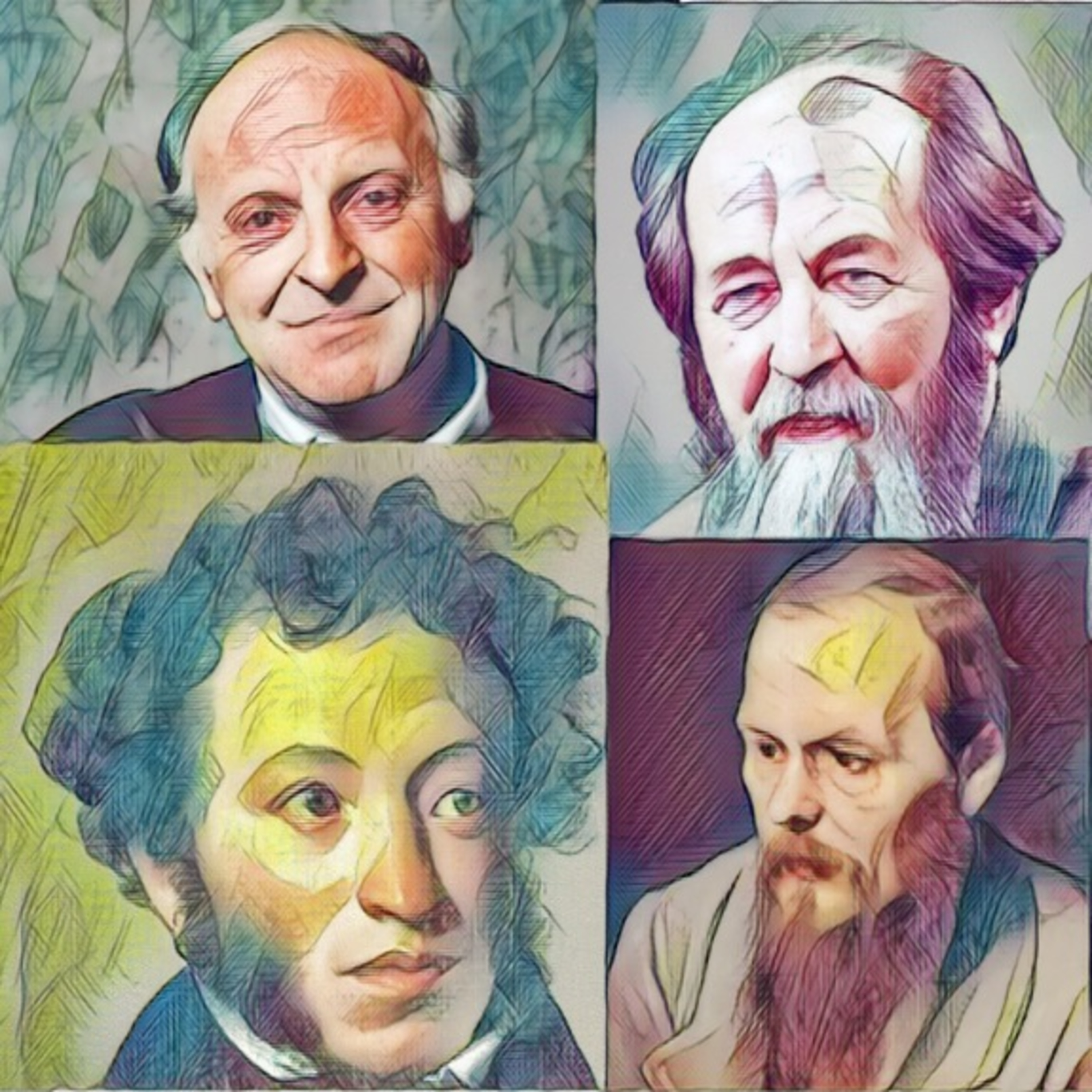 Are all russians responsible for putin's invasion? Let's ask Akunin, Solzhenitsyn, Brodsky, Pushkin and Dostoevsky. episode artwork