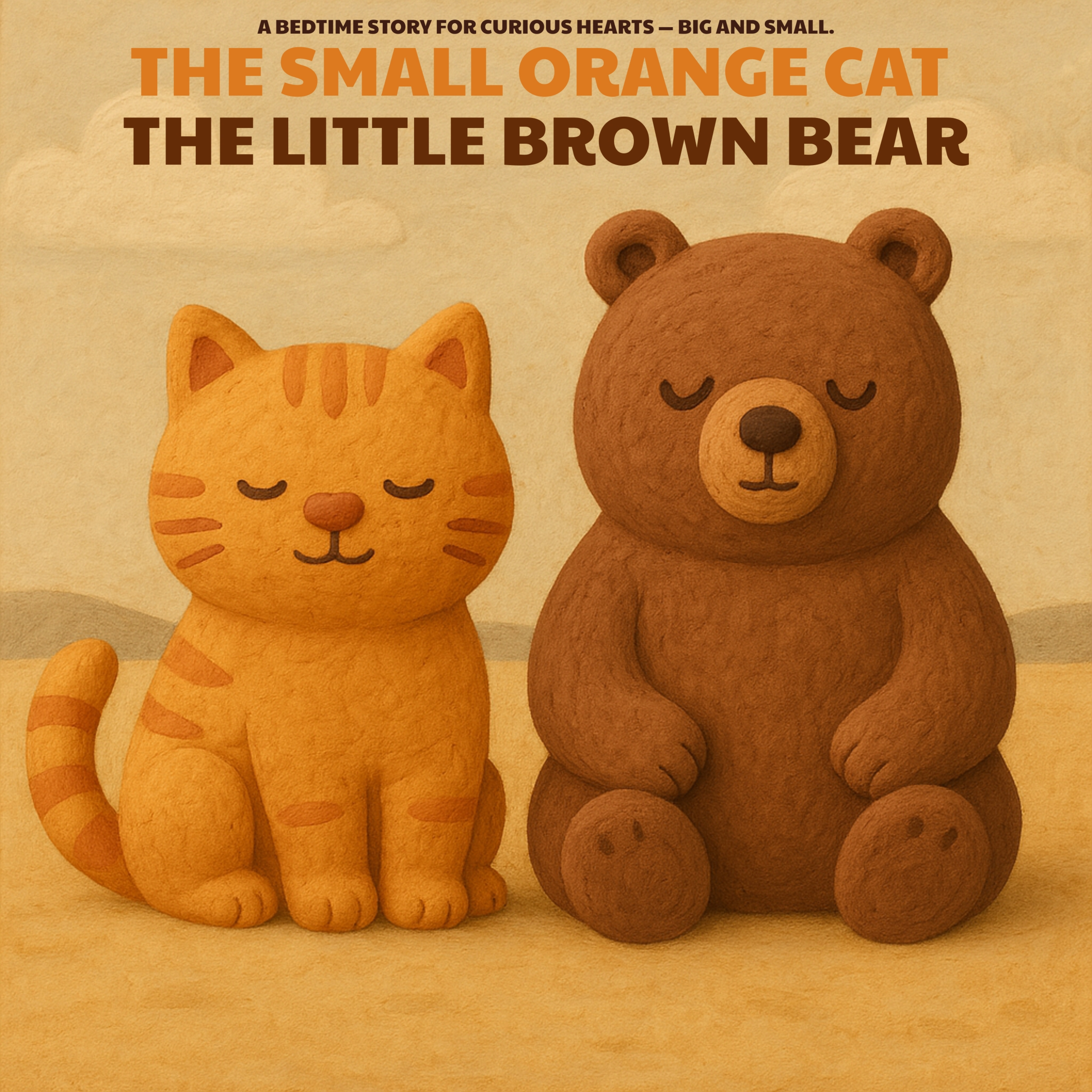 The Small Orange Cat and the Little Brown Bear
