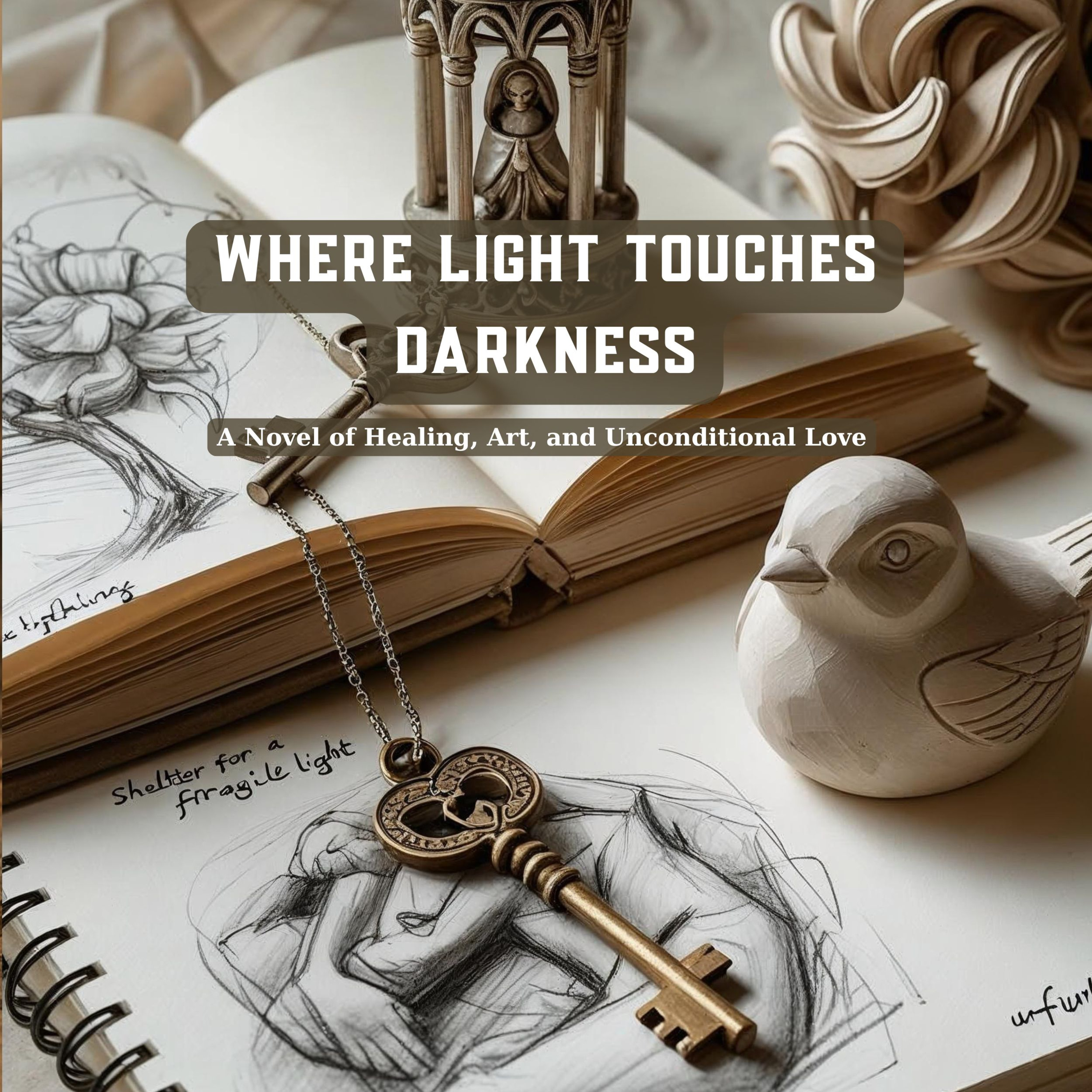 #1234 Where Light Touches Darkness- Victoria Clarkson.