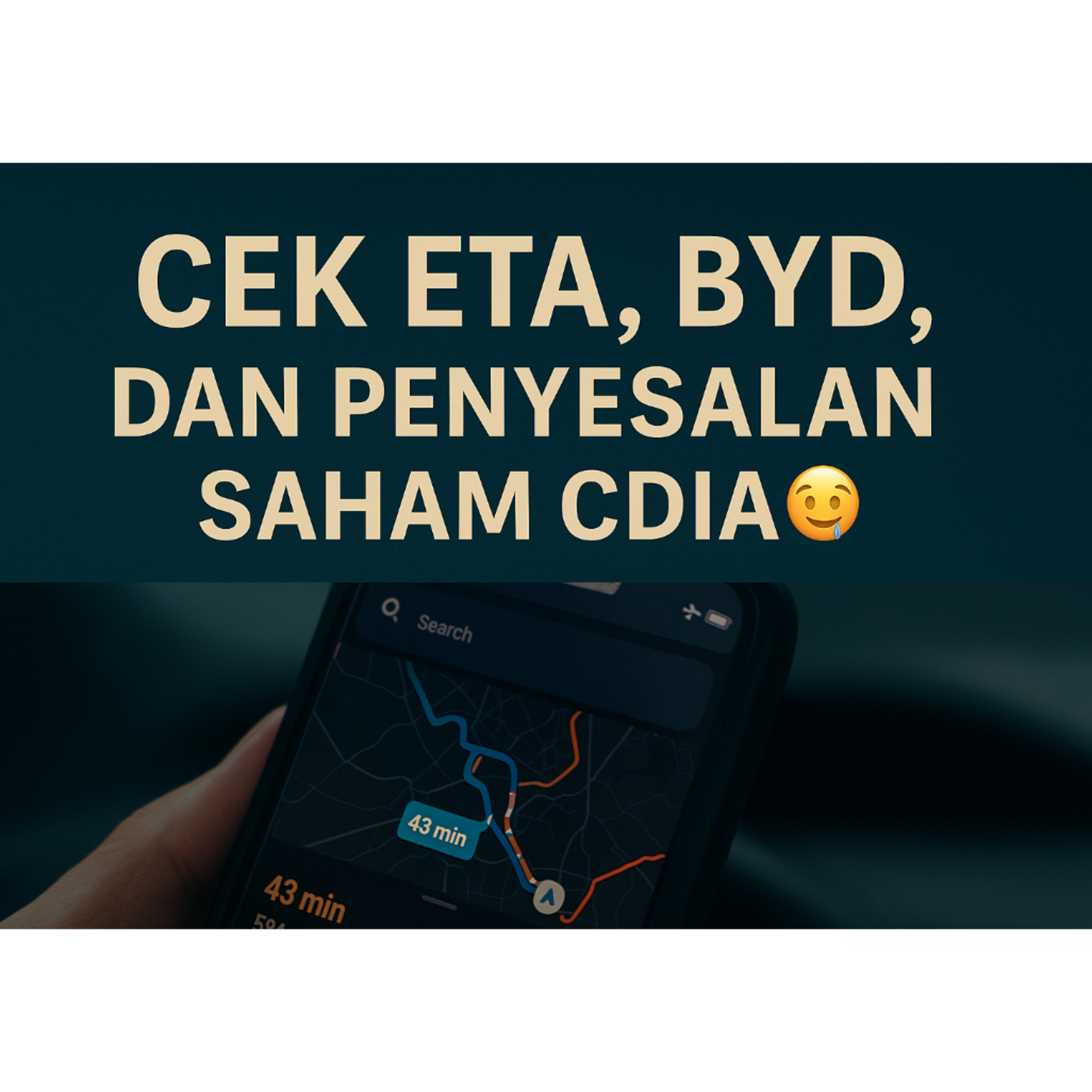 89. Cek ETA, BYD, dan Penyesalan Saham CDIA 😅 episode artwork