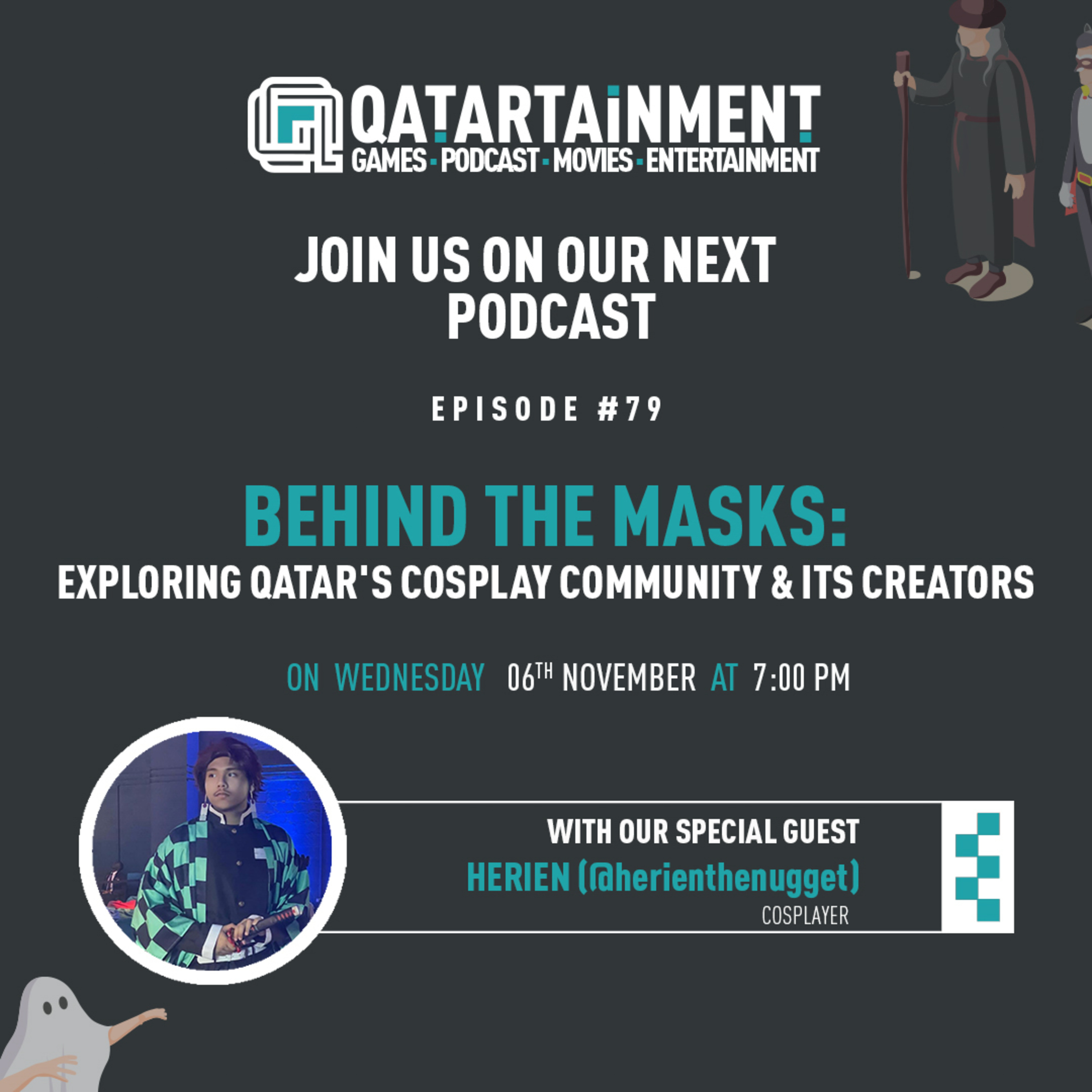 Behind The Masks: Exploring Qatar's Cosplay community and Its Creators #79 episode artwork