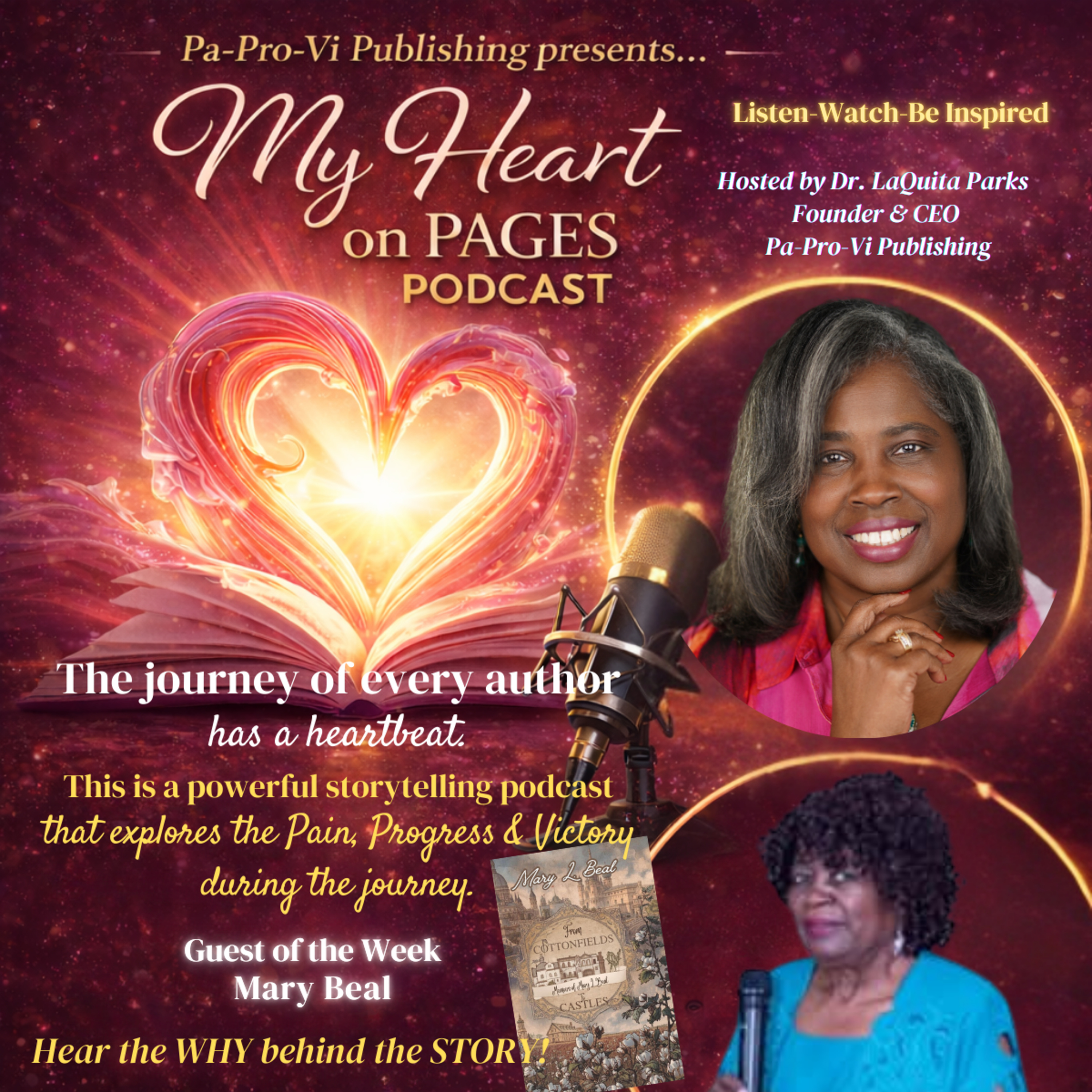 My Heart on Pages with Special Guest- Bestselling Author, Mary Beal episode artwork