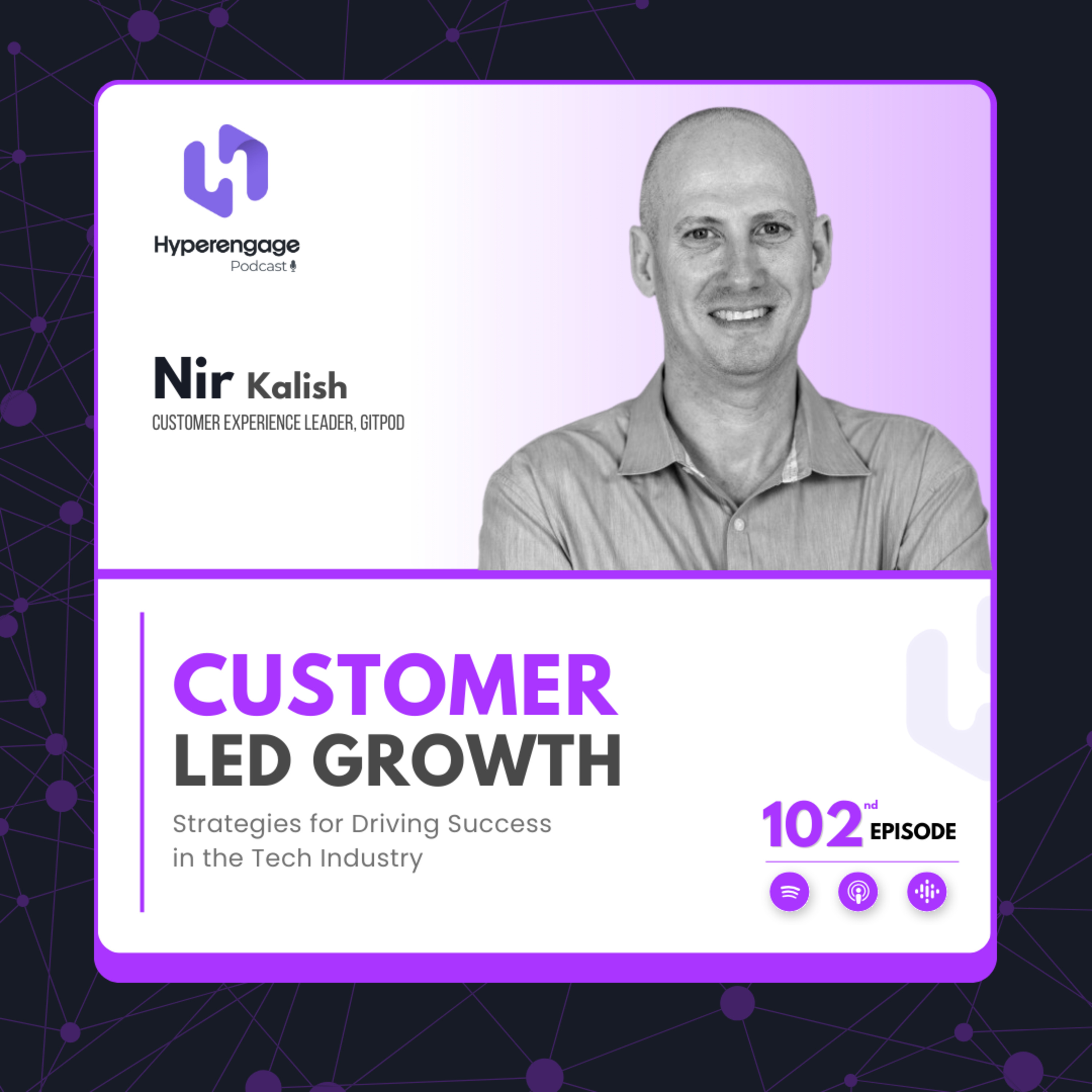 Ep#102: Customer Led Growth: Strategies for Driving Success in the Tech Industry ft. Nir Kalish (Customer Experience Leader, Gitpod) episode artwork