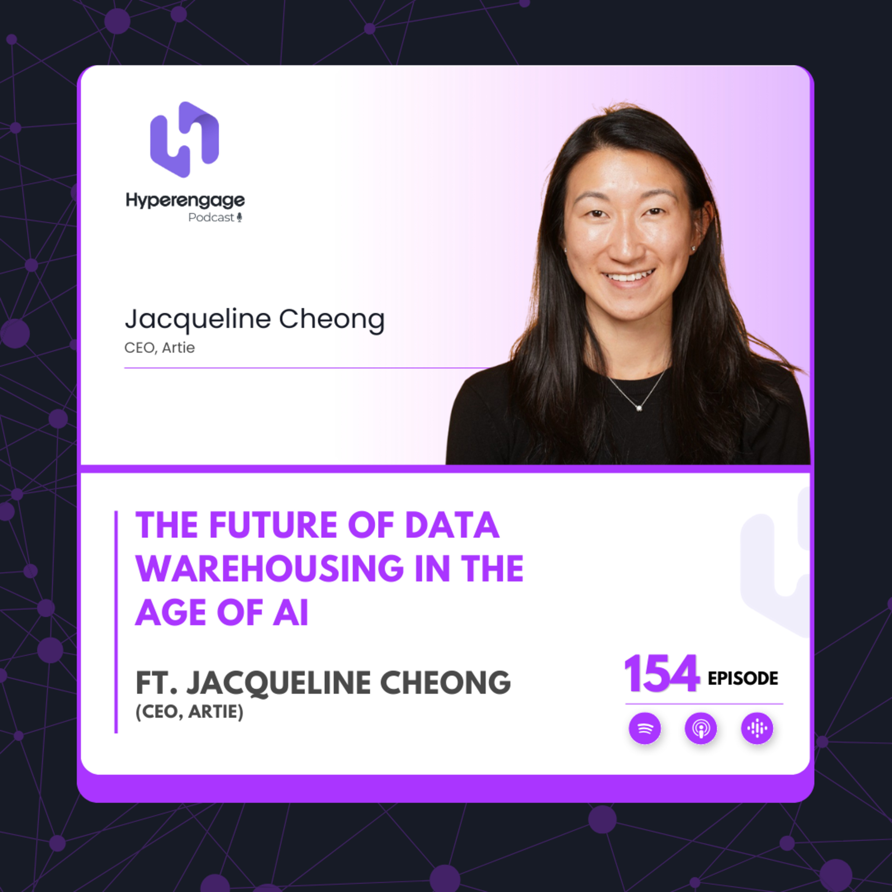 Ep #154: The Future of Data Warehousing in the Age of AI ft. Jacqueline Cheong (CEO, Artie) episode artwork