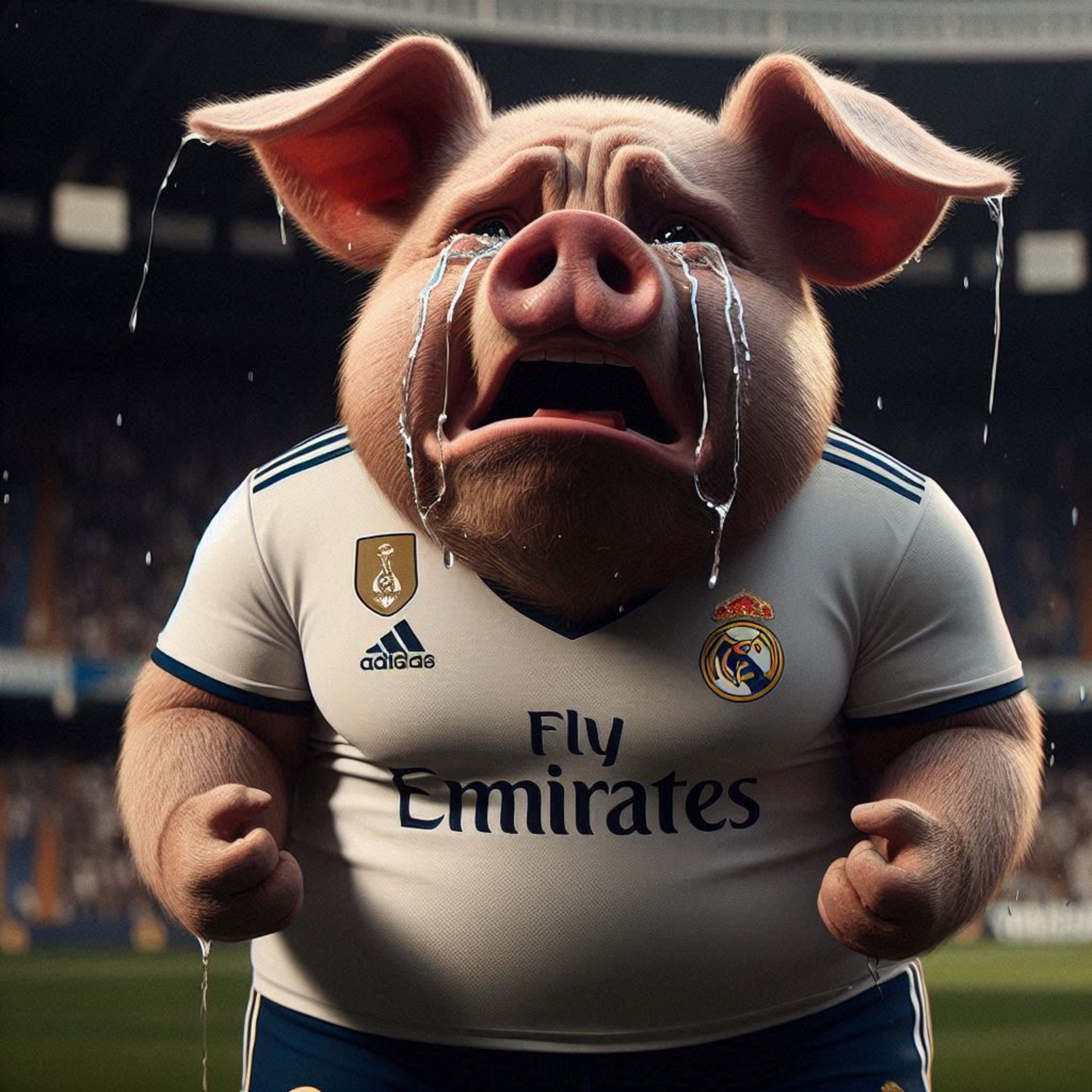 Cerdo en el Lodo