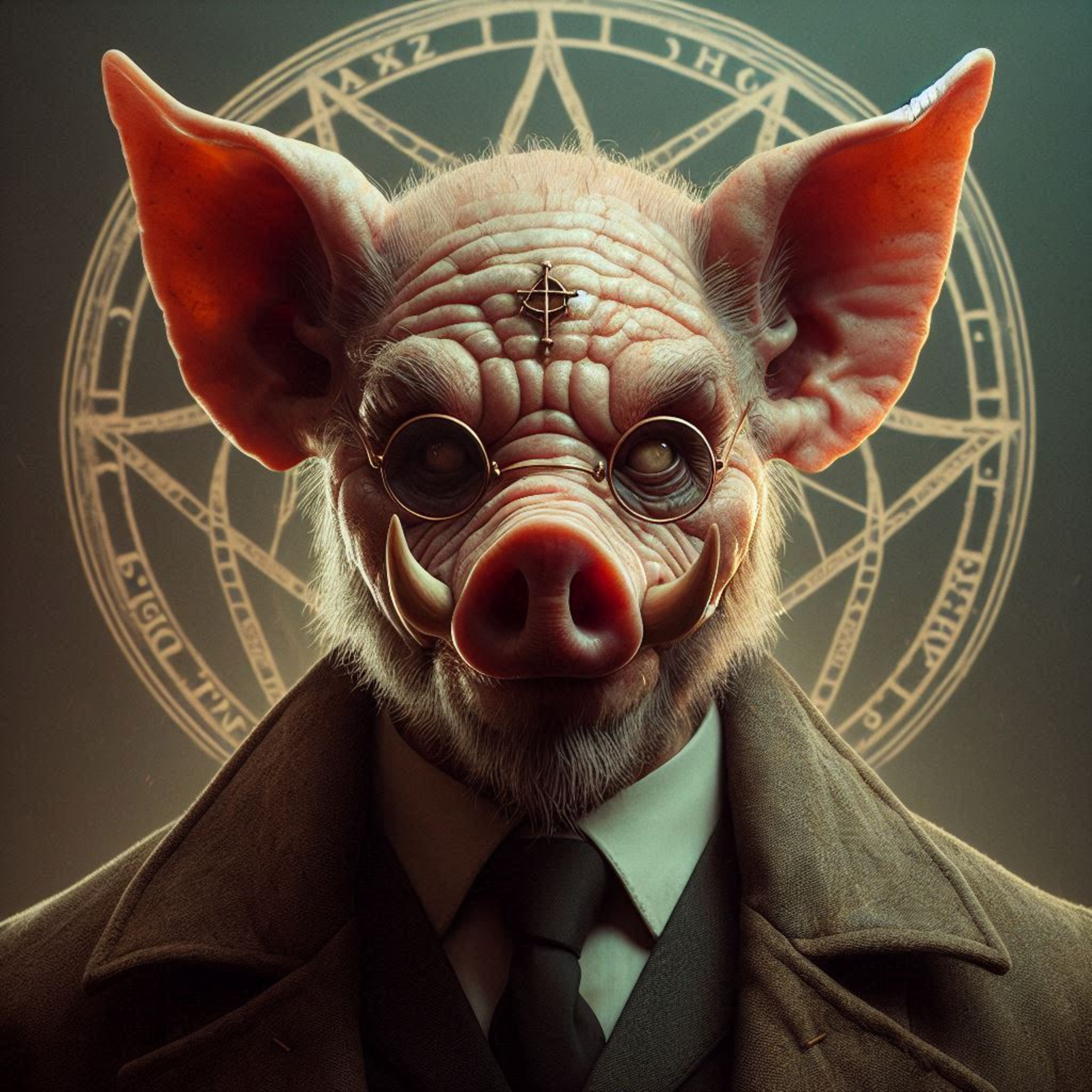 Cerdo en el Lodo