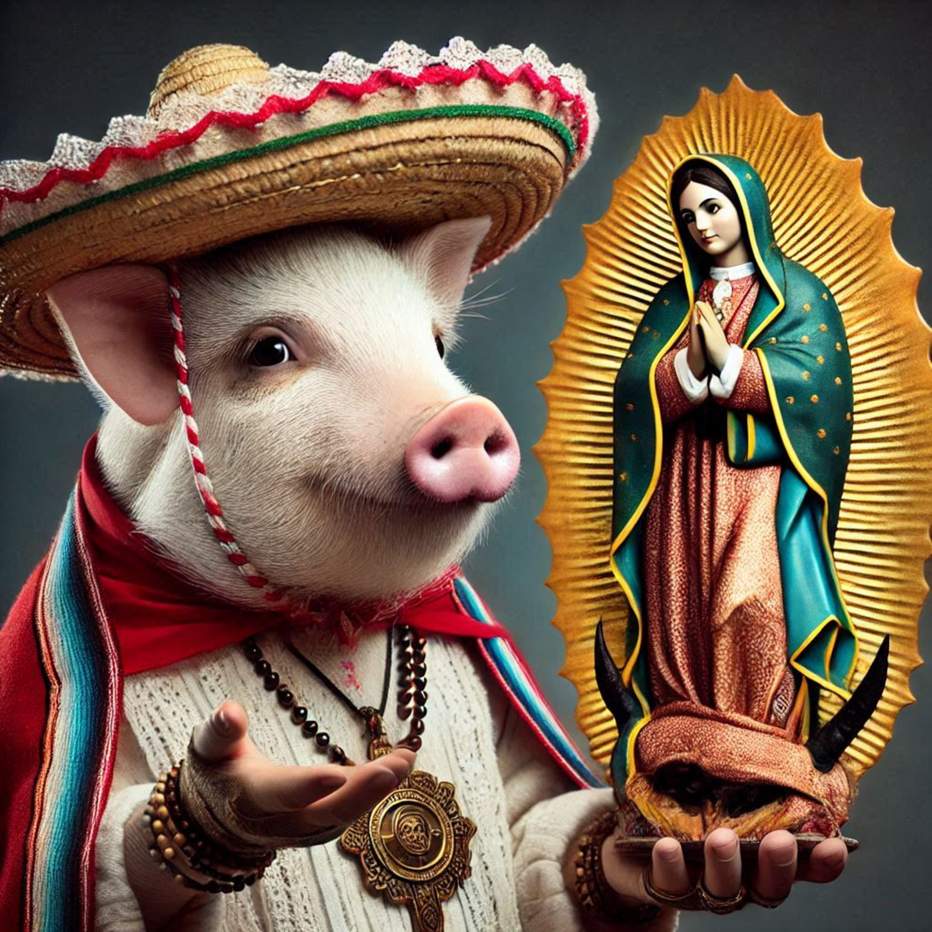 Cerdo en el Lodo