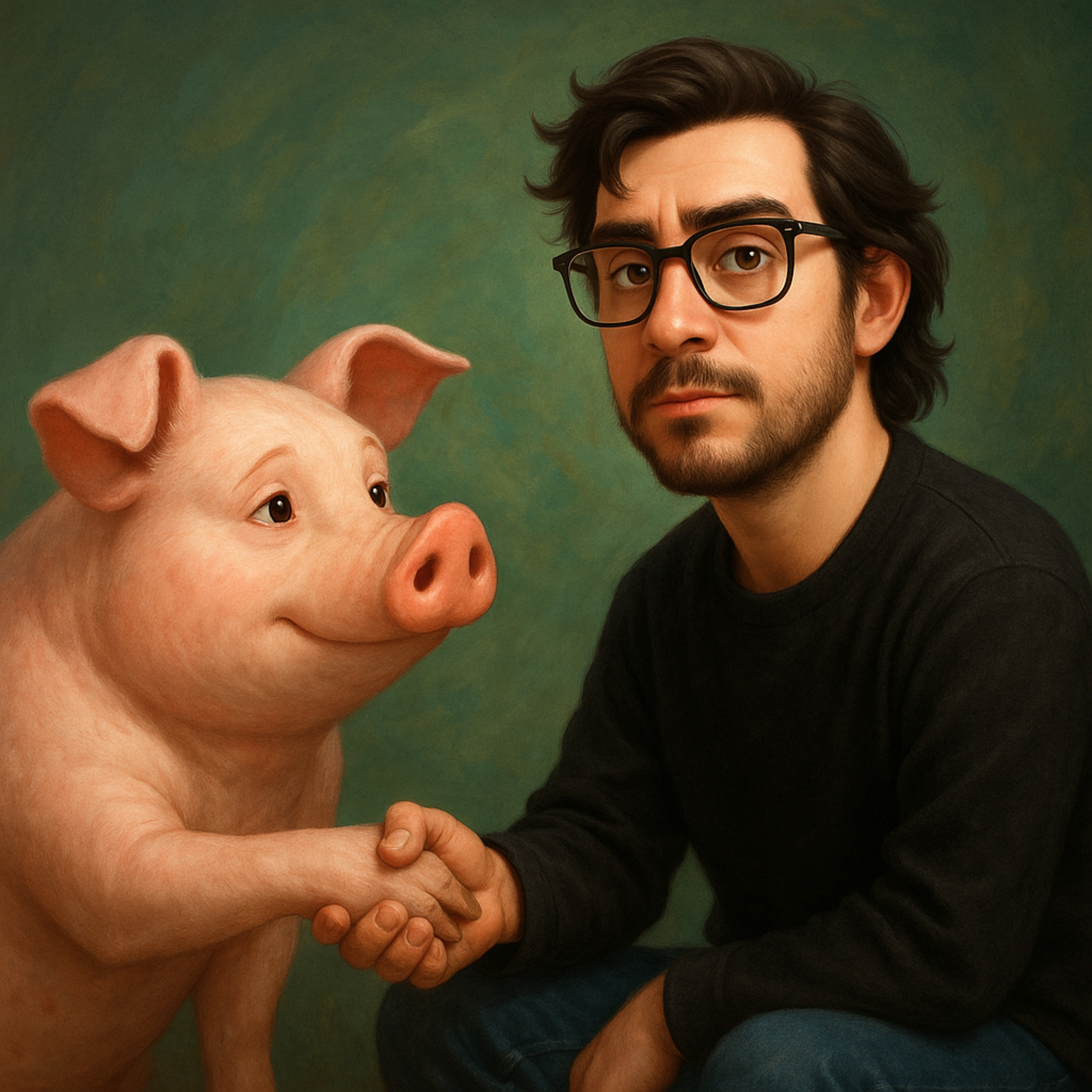 Portada de Cerdo en el Lodo
