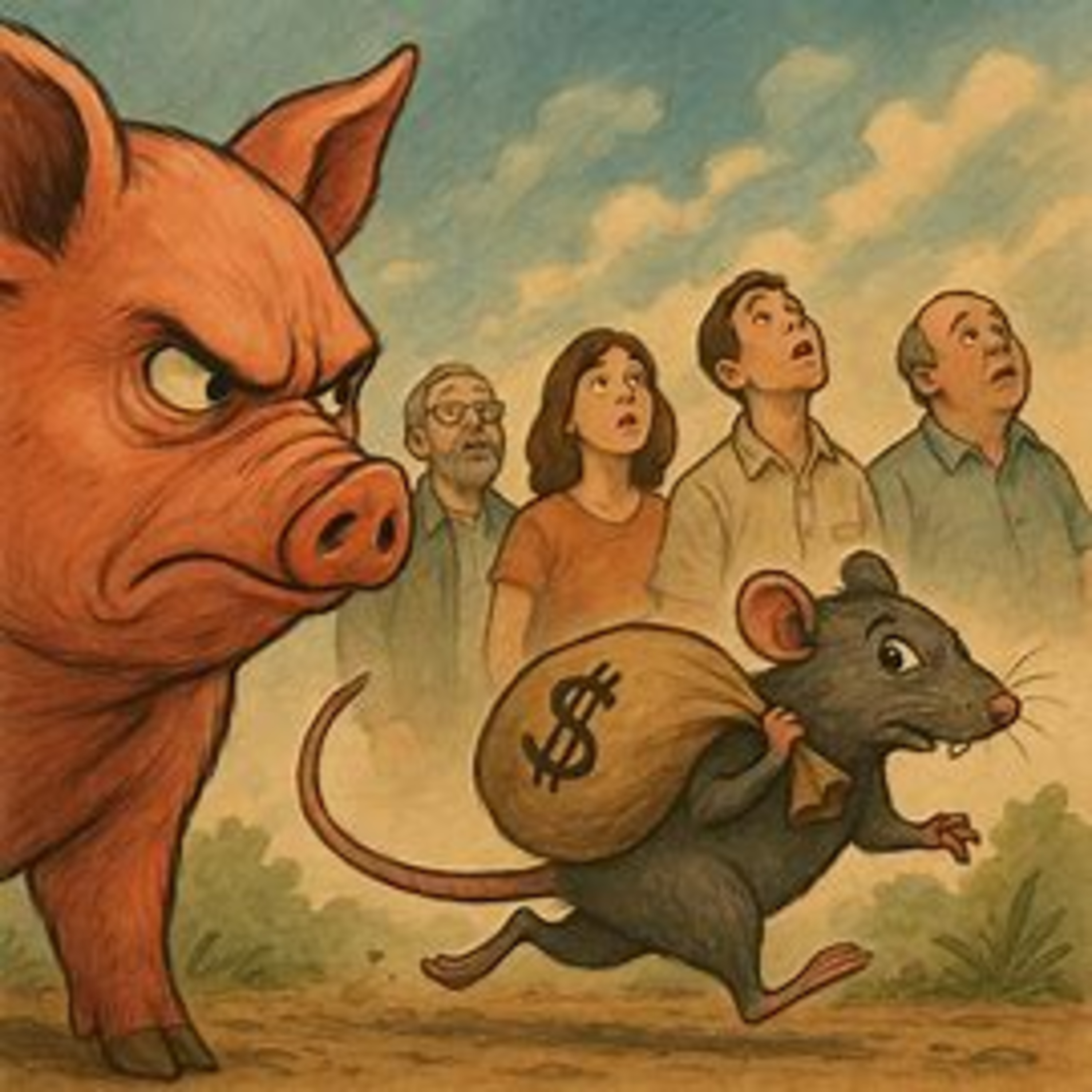 Portada de Cerdo en el Lodo