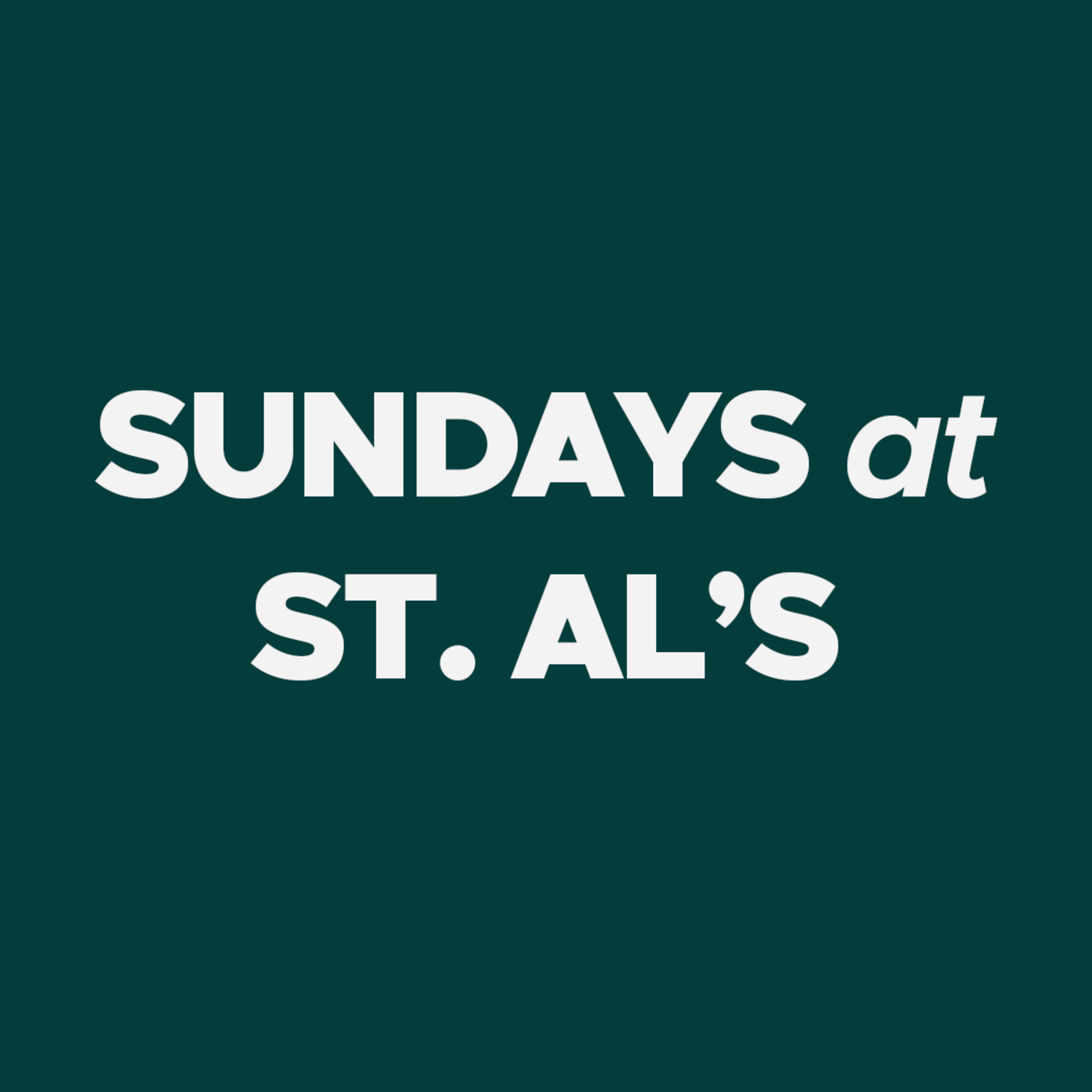 Sundays at St. Aloysius