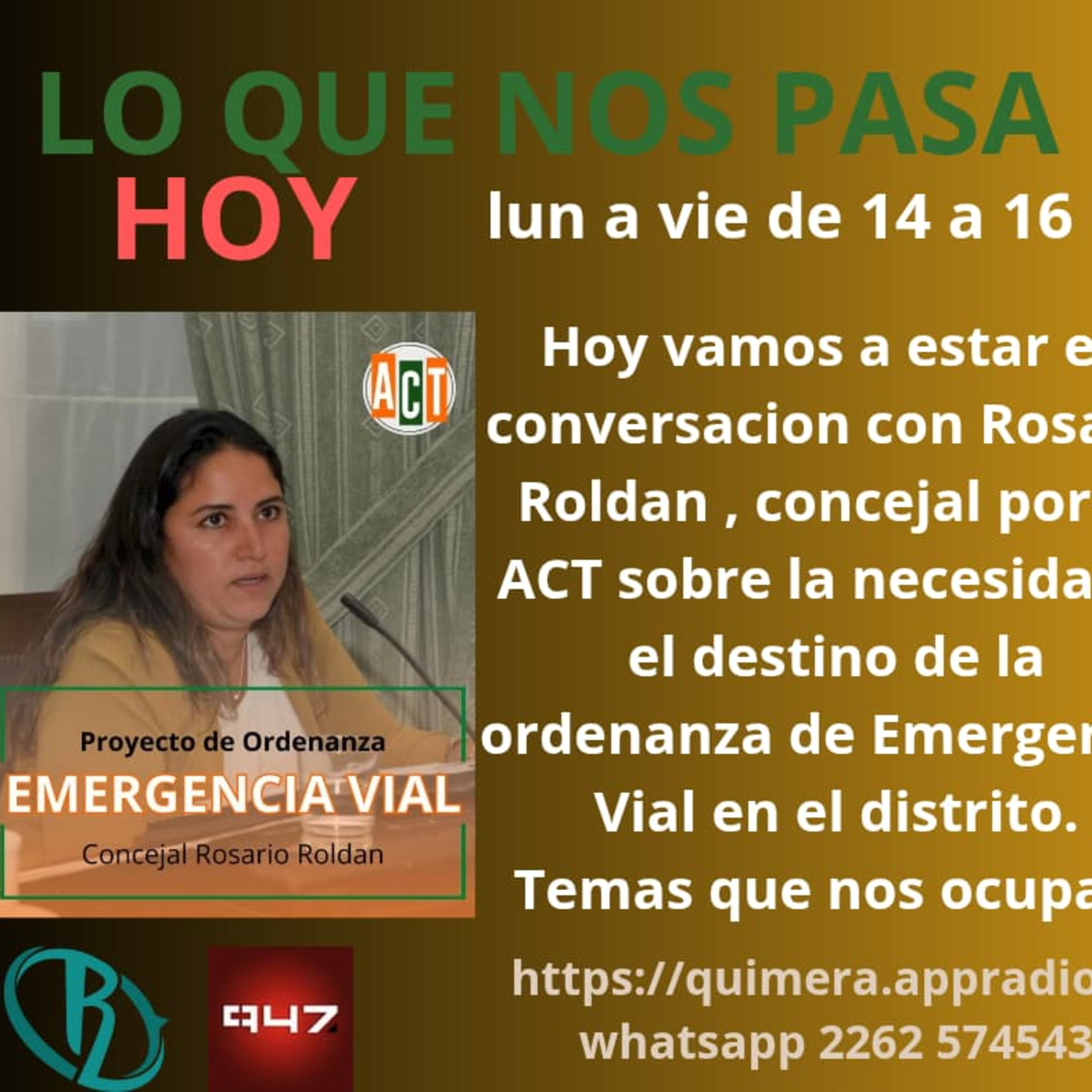 NOTA A ROSARIO ROLDAN (ACT) 23 05  2025 episode artwork