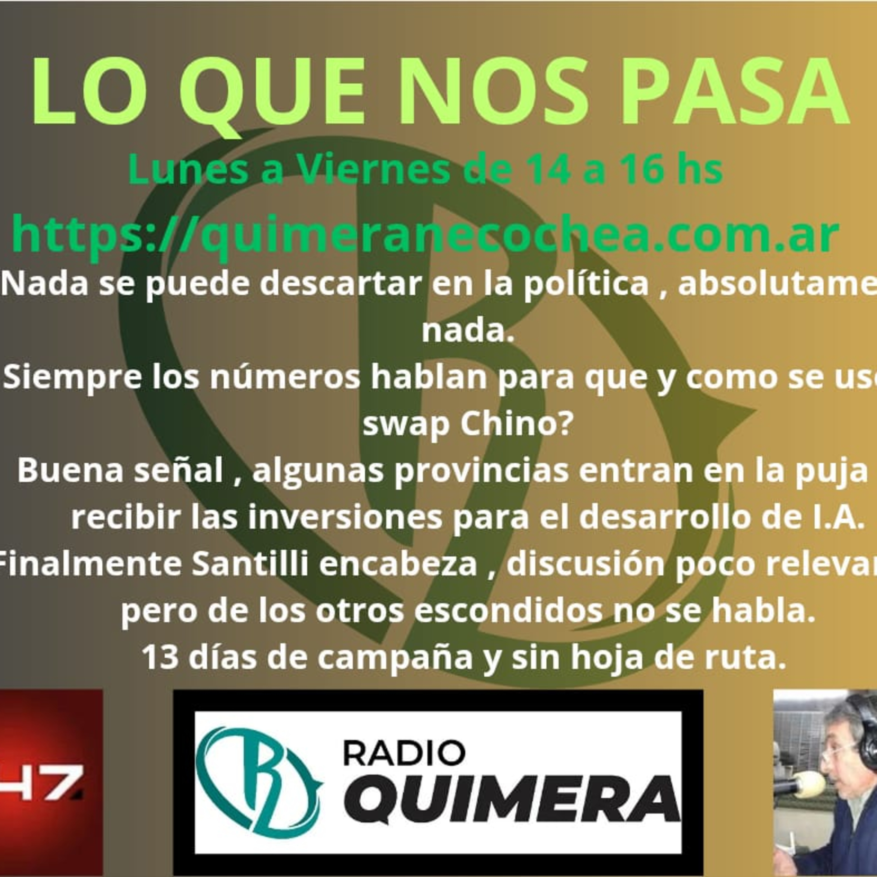LO QUE NOS PASA 13 10 2025
