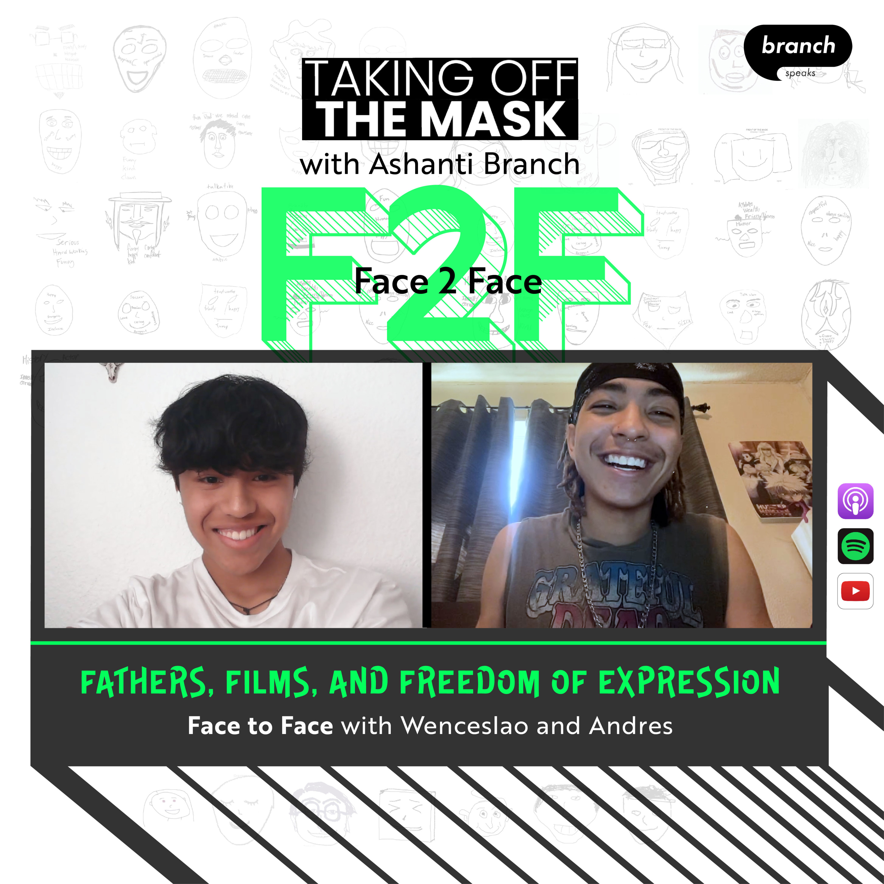 192. Fathers, Films, and Freedom of Expression - TOTM Face to Face #22 - with Wenceslao and Andres