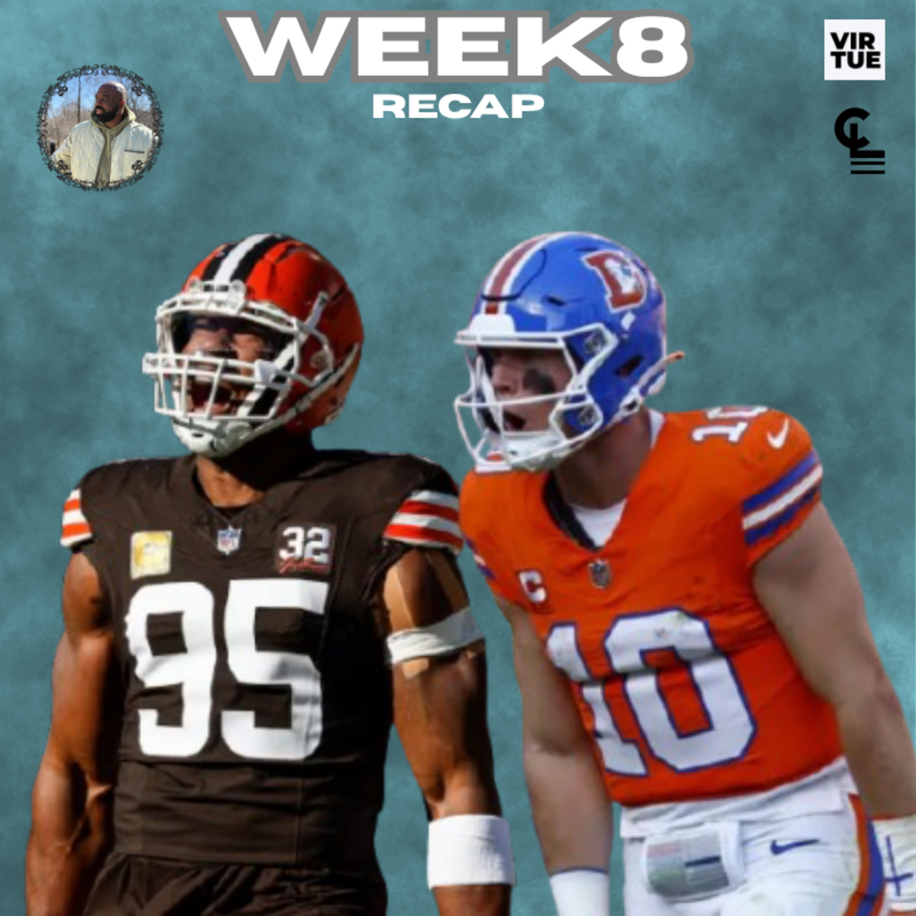 NFL Week 8 Recap: Myles Garrett 5 Sacks Wasted | Bo Nix & Broncos 6-2 | MVP Rankings & Highlights