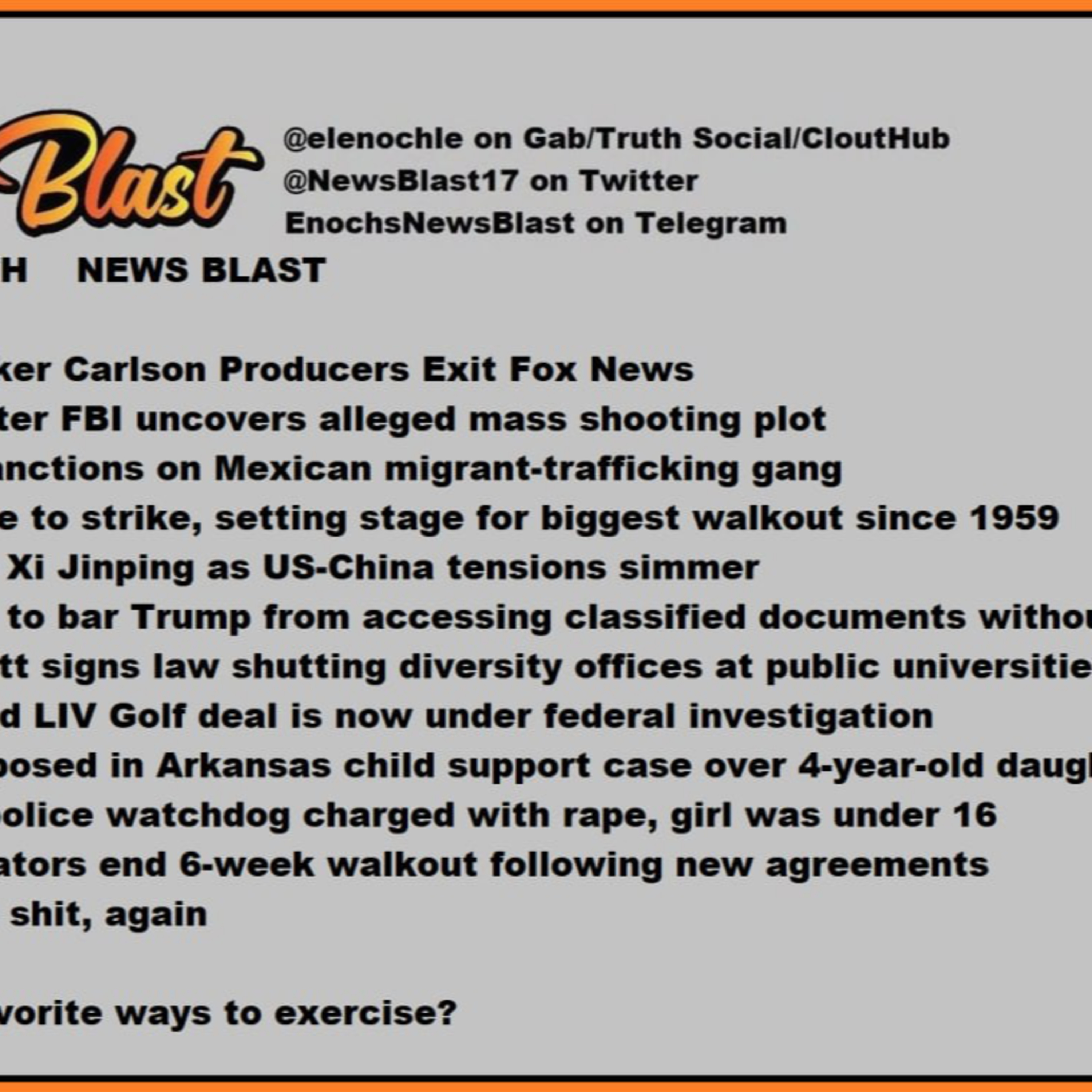 Friday, June 16, 2023 News Blast  episode artwork