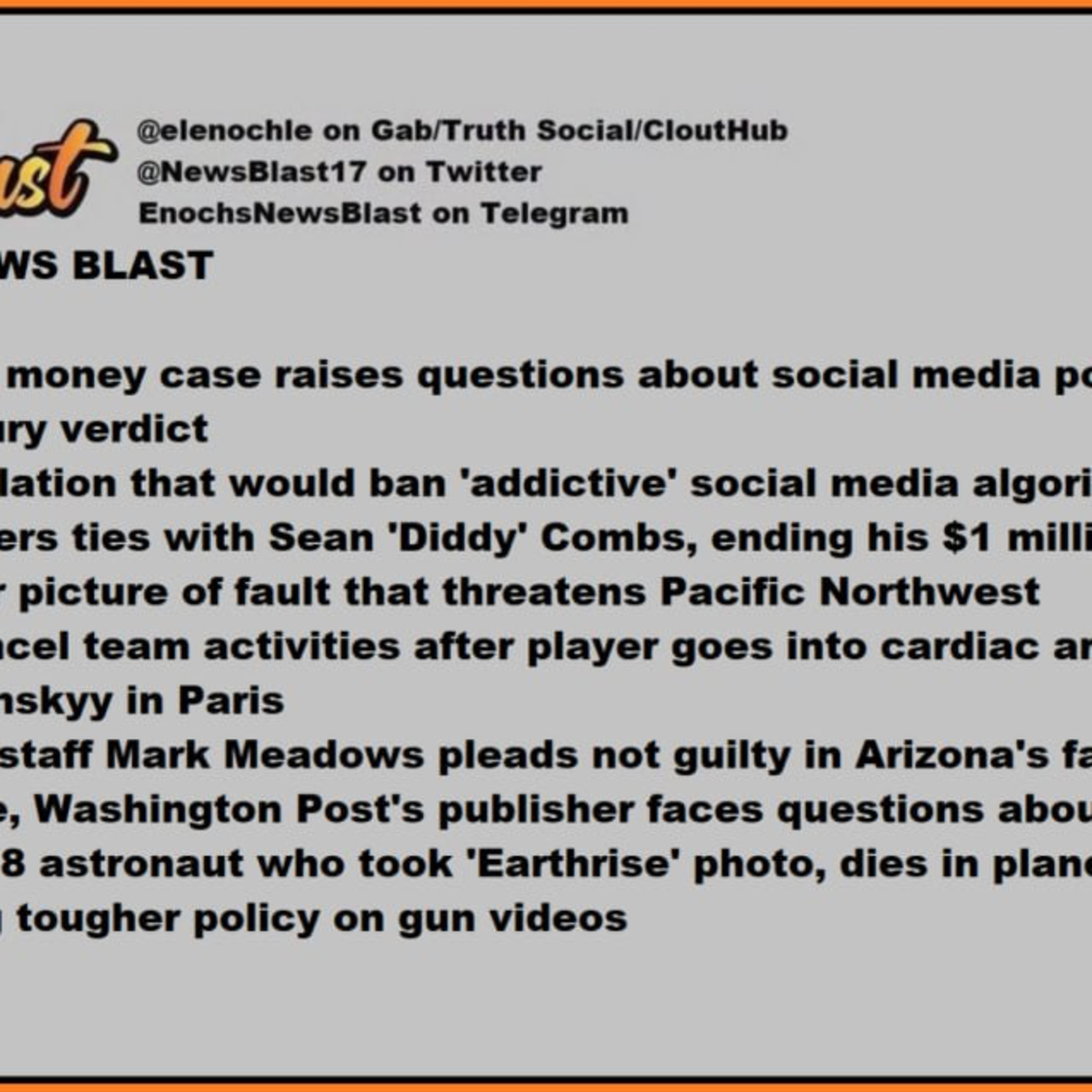 Friday, June 7, 2024 News Blast episode artwork