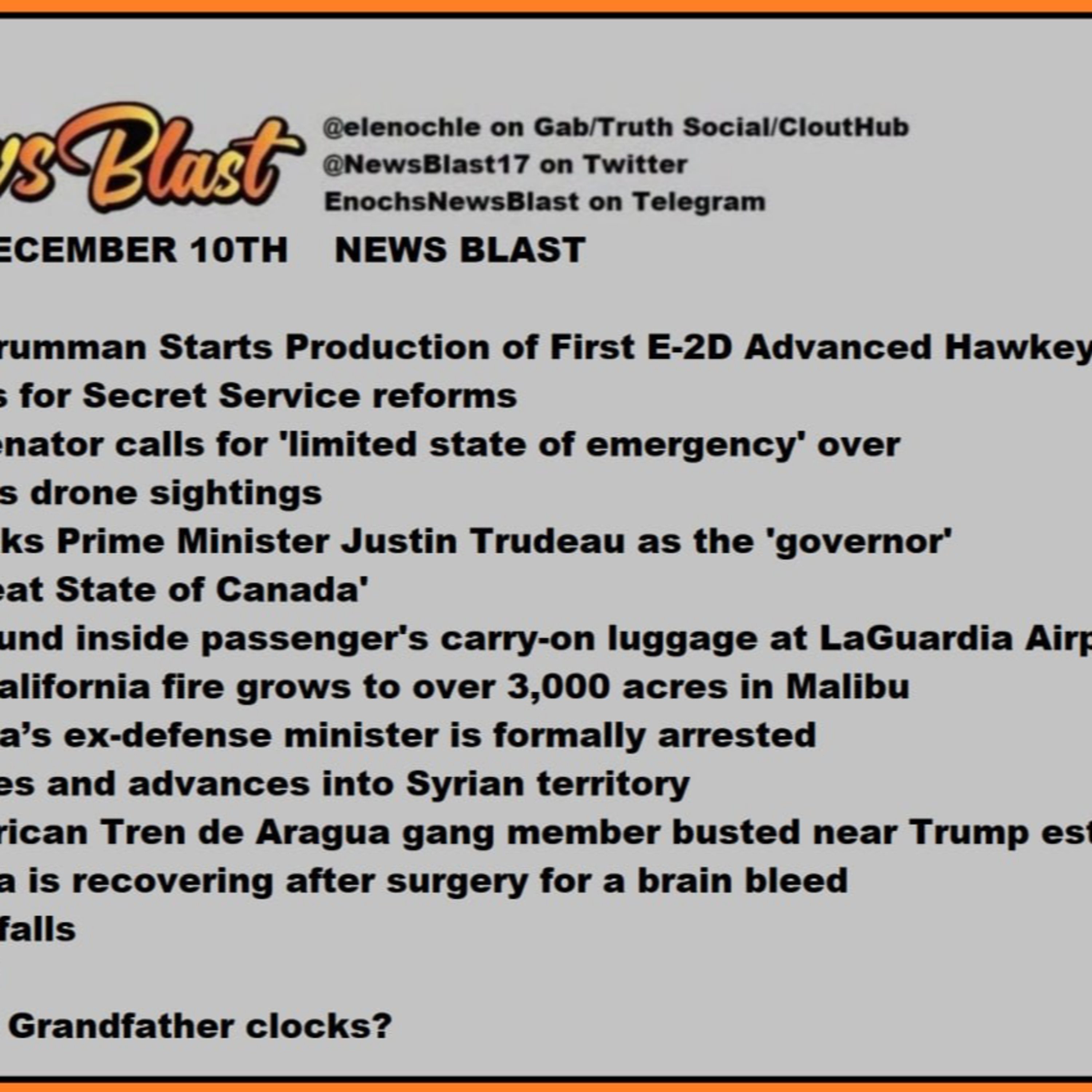  Tuesday December 10, 2024 News Blast  episode artwork