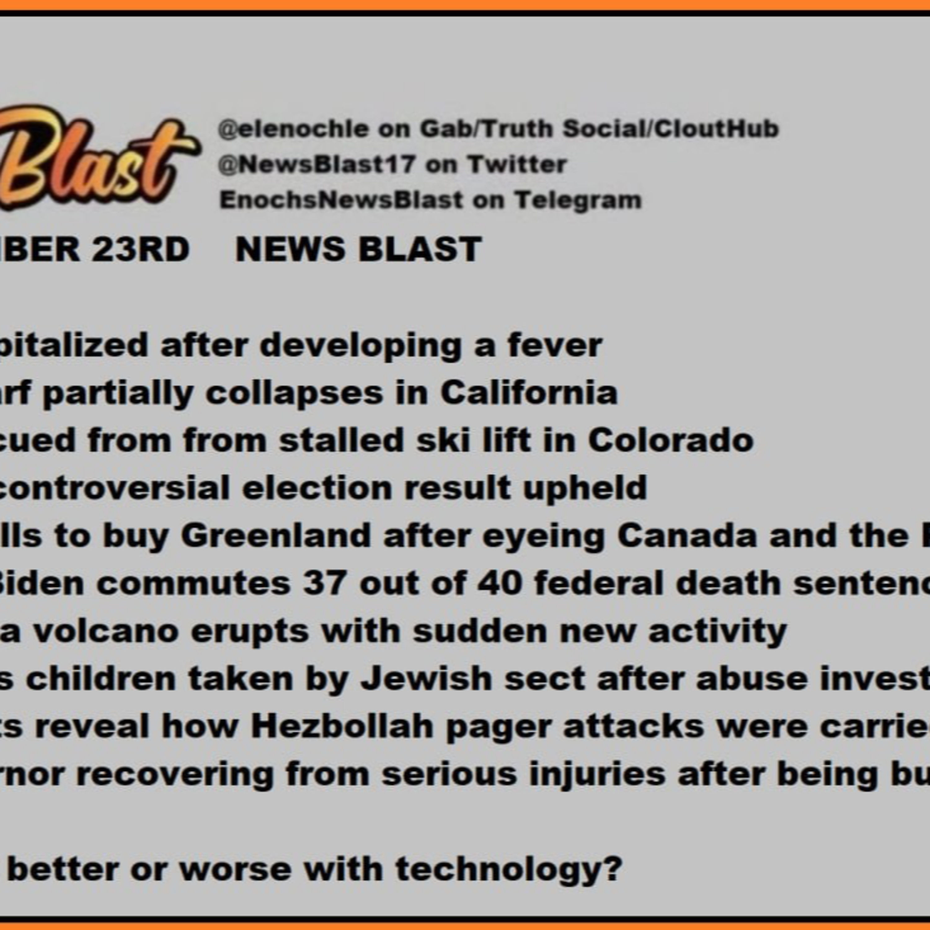 Monday December 23, 2024. News  episode artwork