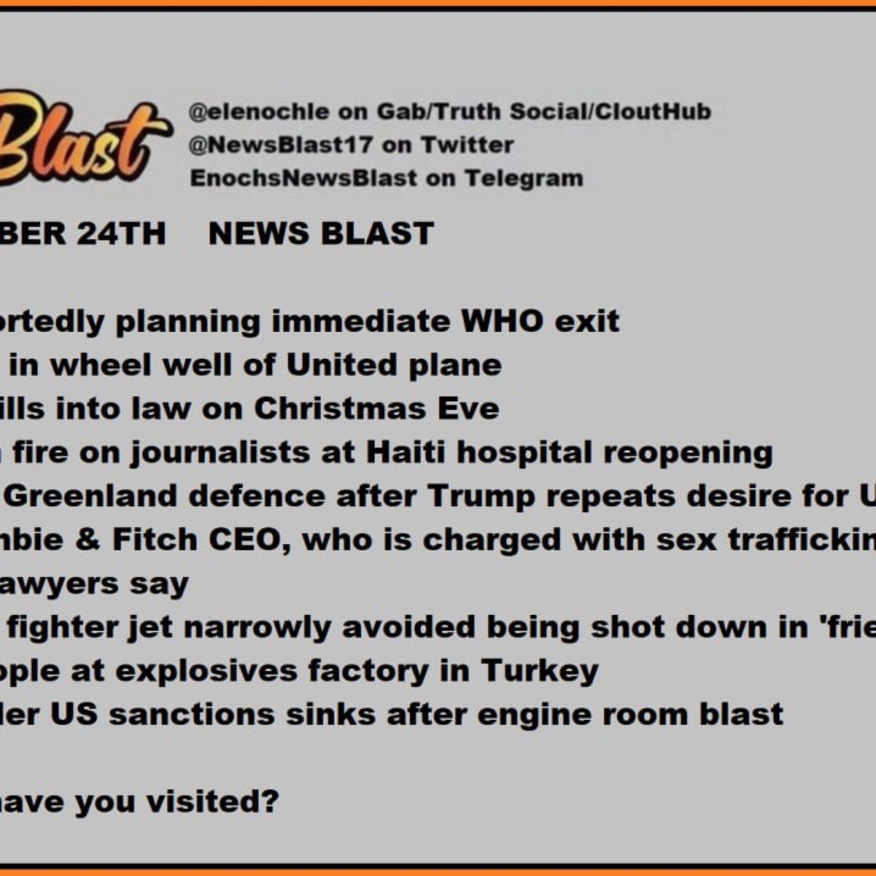 Tuesday December 24, 2024. News  episode artwork
