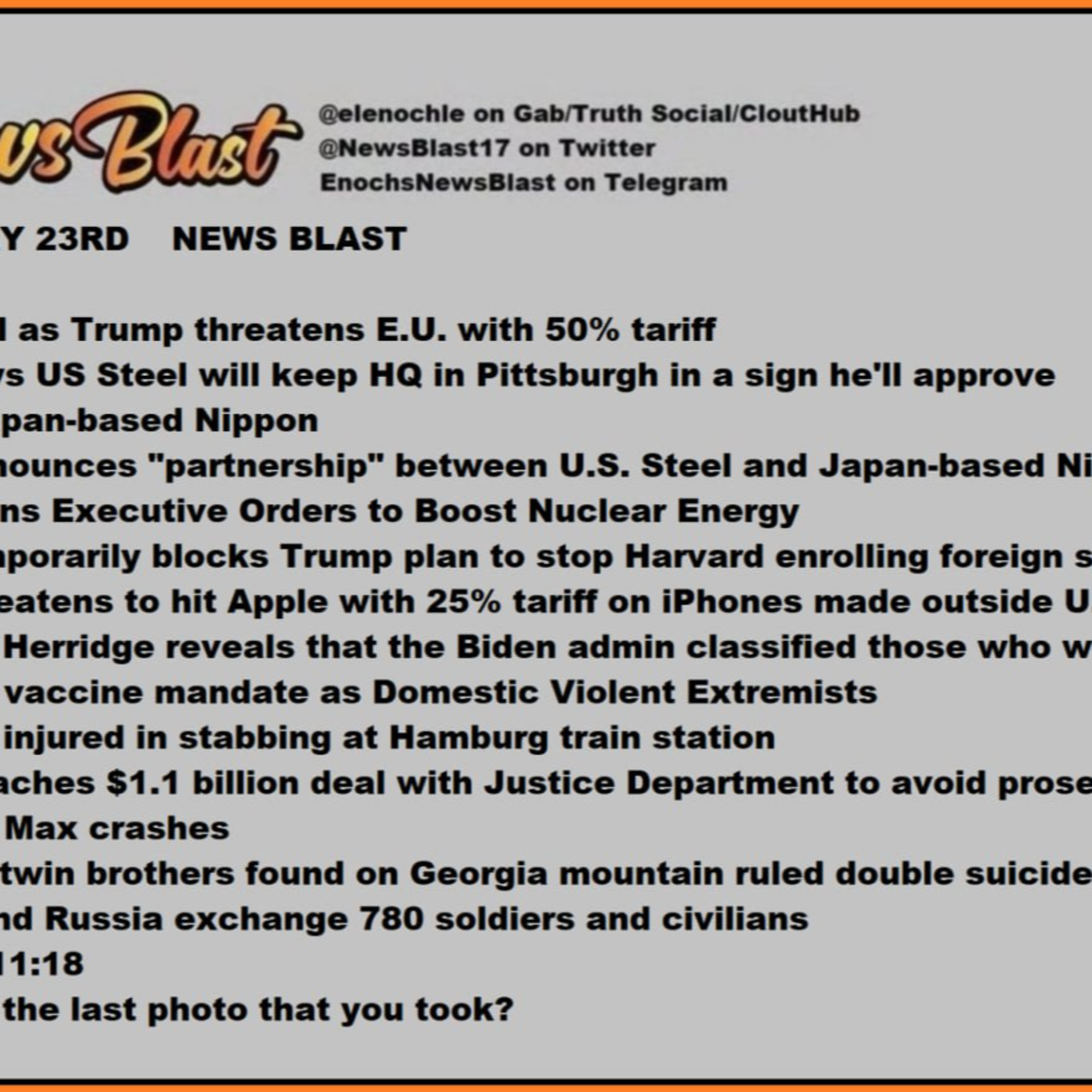 Friday, May 23, 2025 News Blas episode artwork