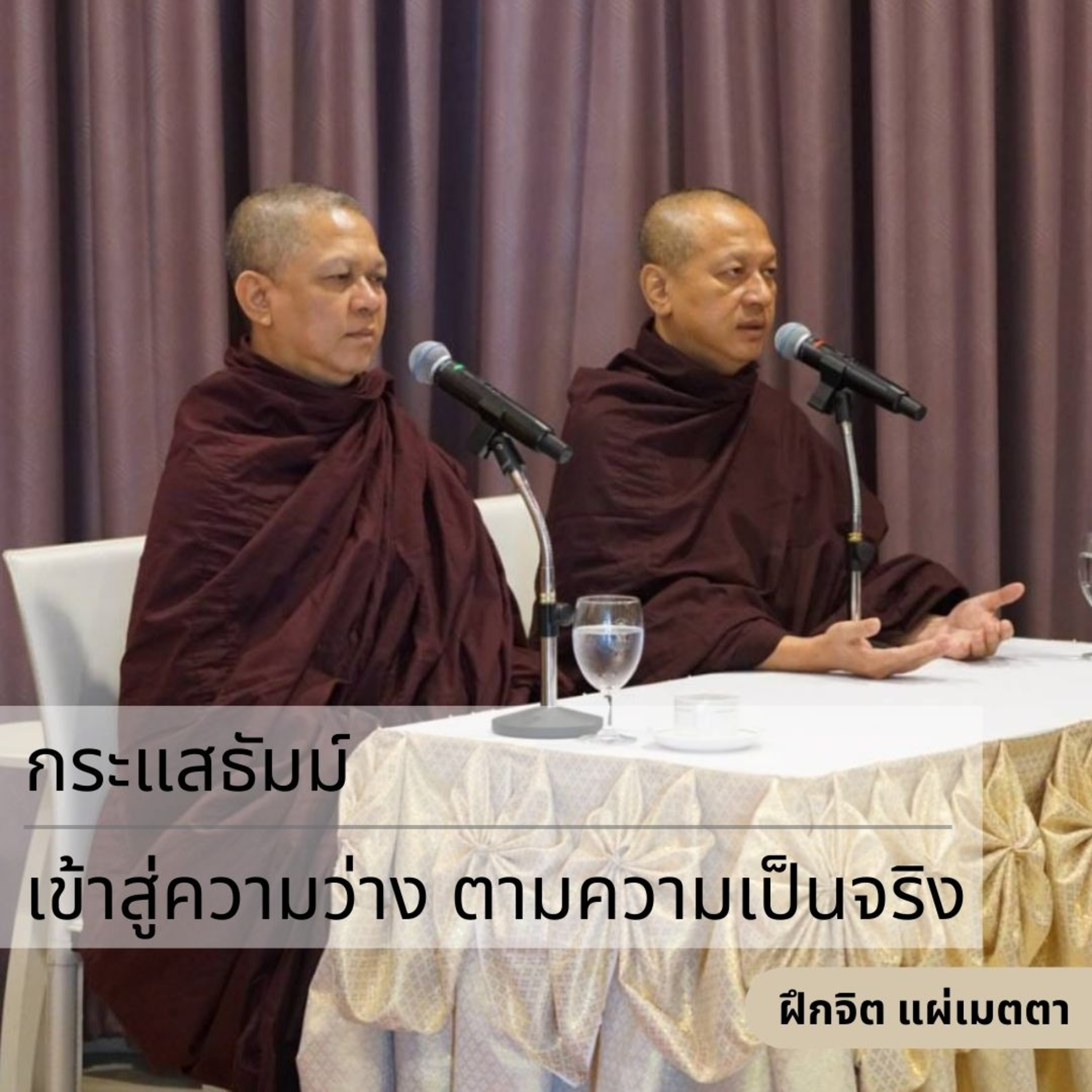 กระแสธัมม์ [ฝึกจิต แผ่เมตตา] - เข้าสู่ความว่างตามความเป็นจริง episode artwork