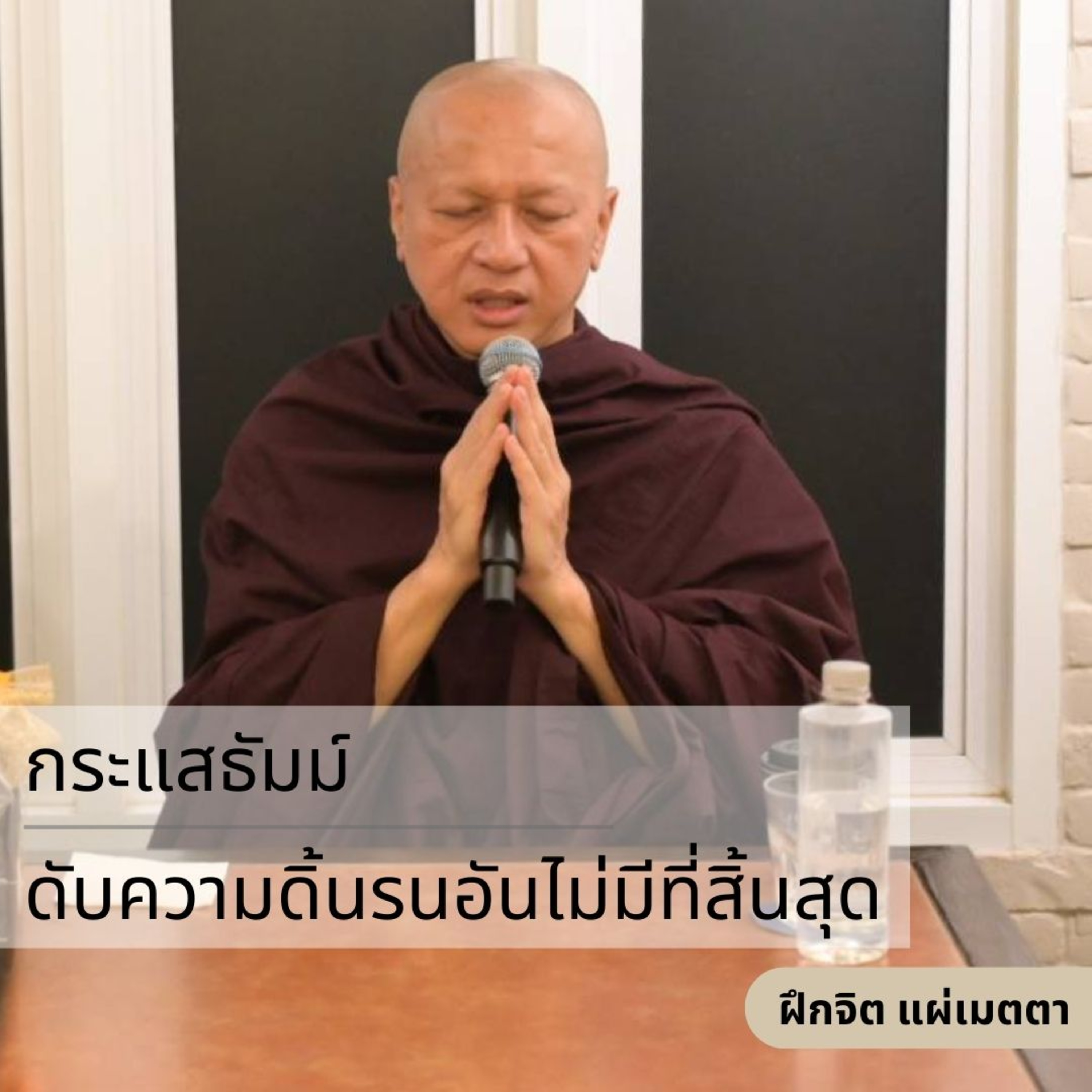 กระแสธัมม์ [ฝึกจิต แผ่เมตตา] - ดับความดิ้นรนอันไม่มีที่สิ้นสุด episode artwork