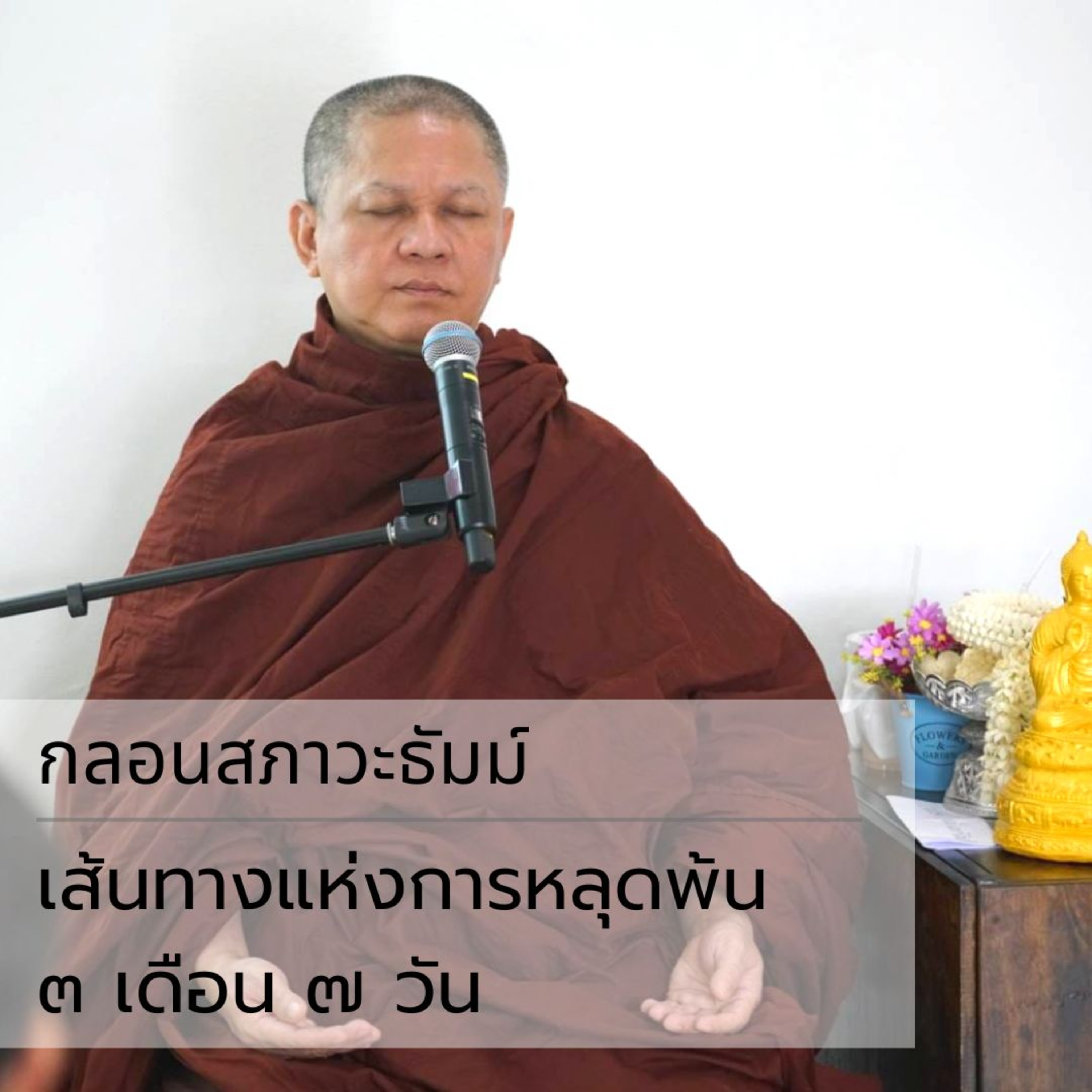 กระแสธัมม์ - กลอนสภาวธัมม์ เส้นทางแห่งการหลุดพ้น ๓ เดือน ๗ วัน episode artwork