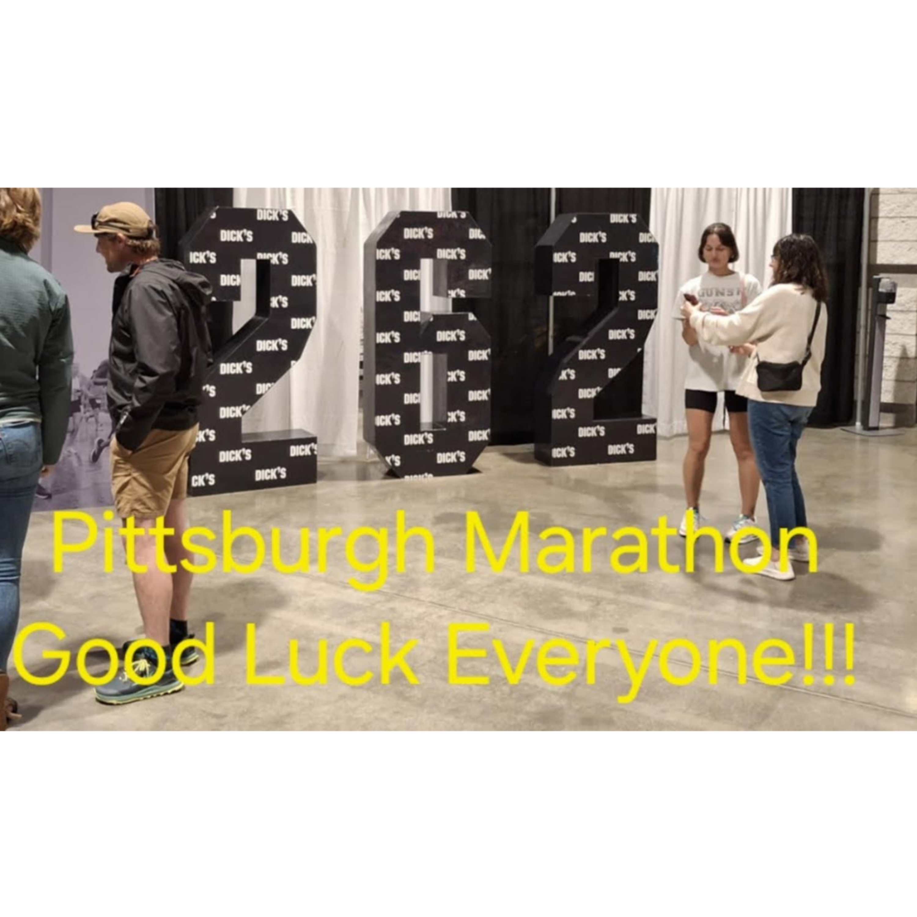 S4E53 Pittsburgh Marathon Message Good Luck Everyone