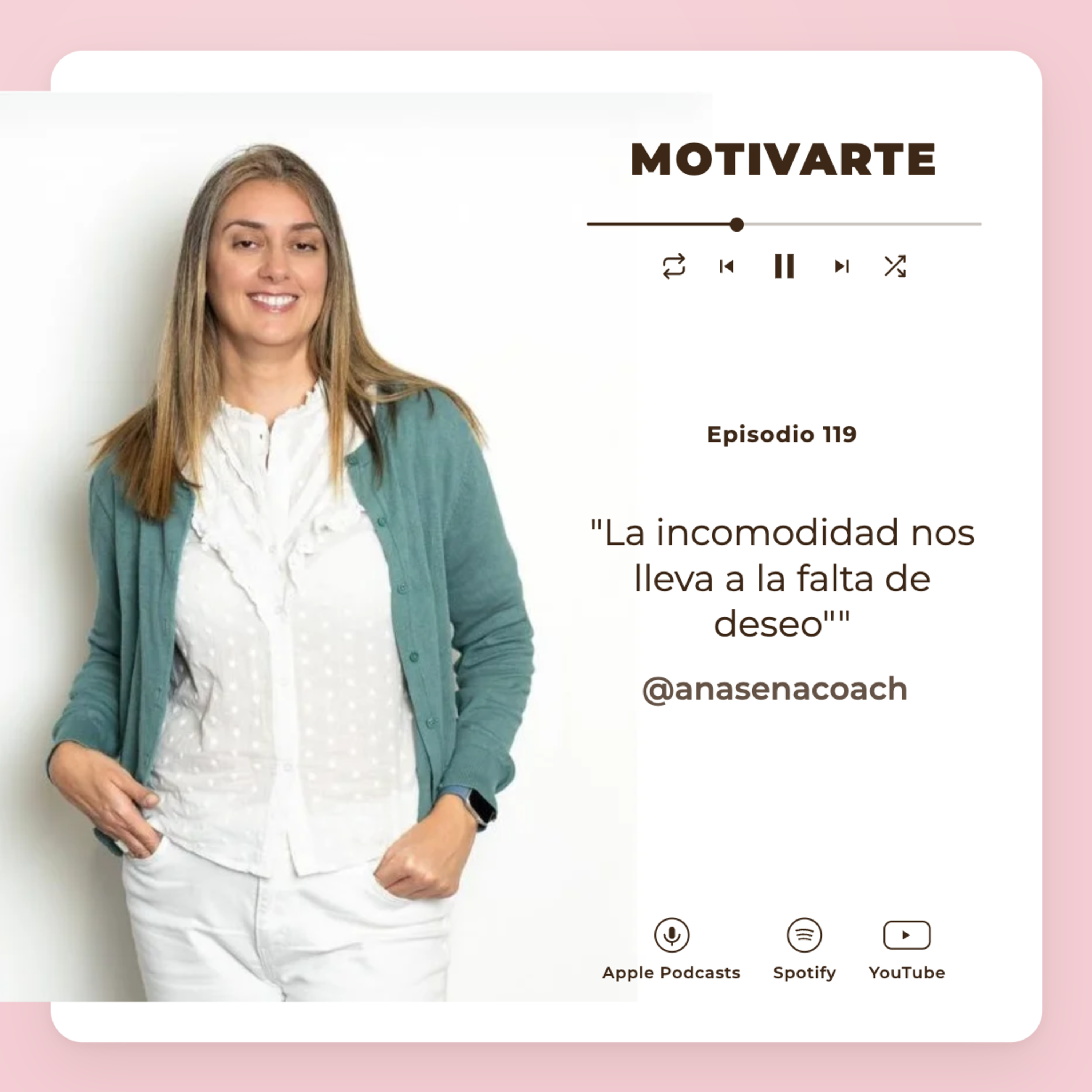 Episodio 119: "La incomodidad lleva a la falta de deseo" episode artwork