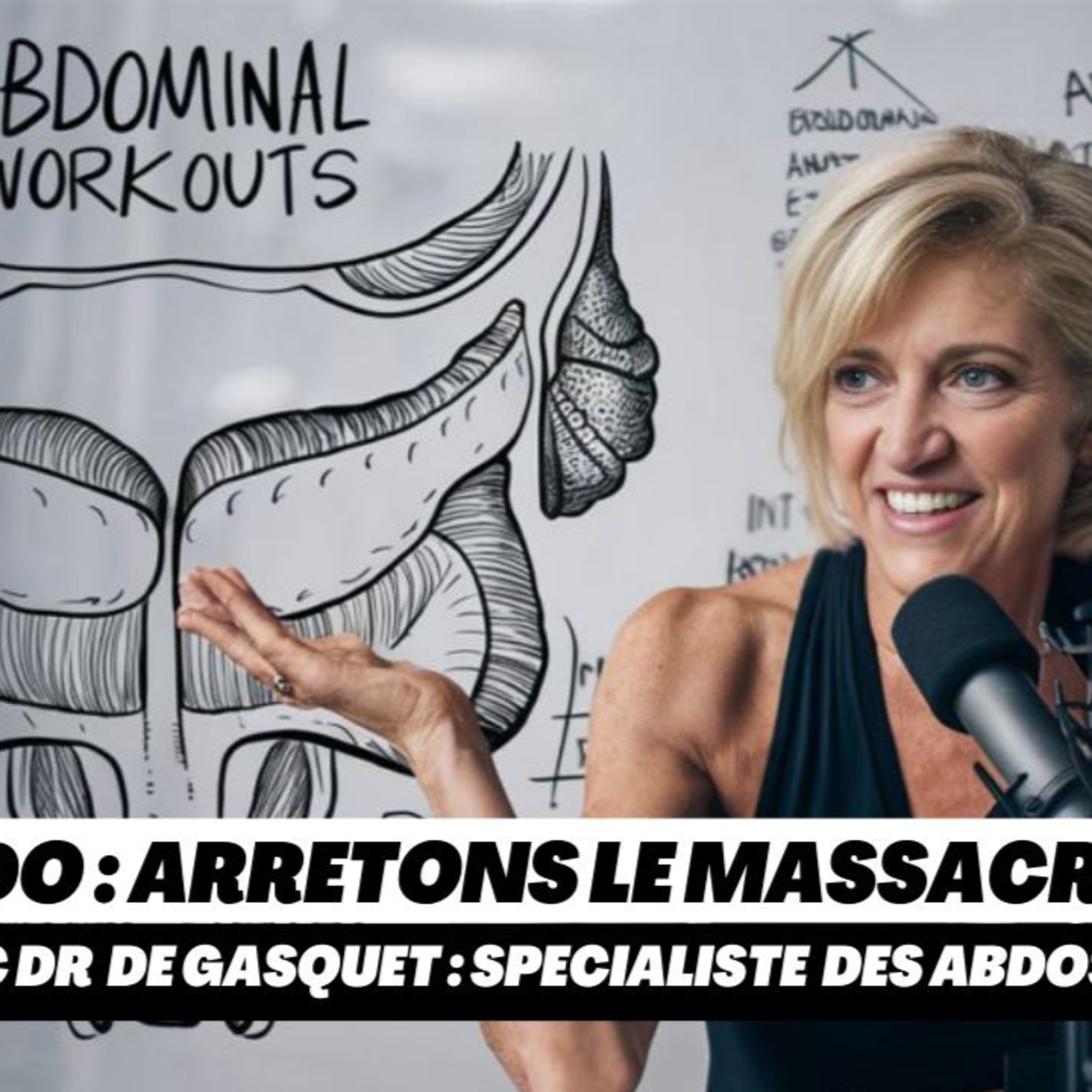 44% : ABDOS ARRÊTONS le MASSACRE, avec Dr Bernadette DE GASQUET (Sangle abdominale, périnée, diaphragme, posture, yoga...) episode artwork