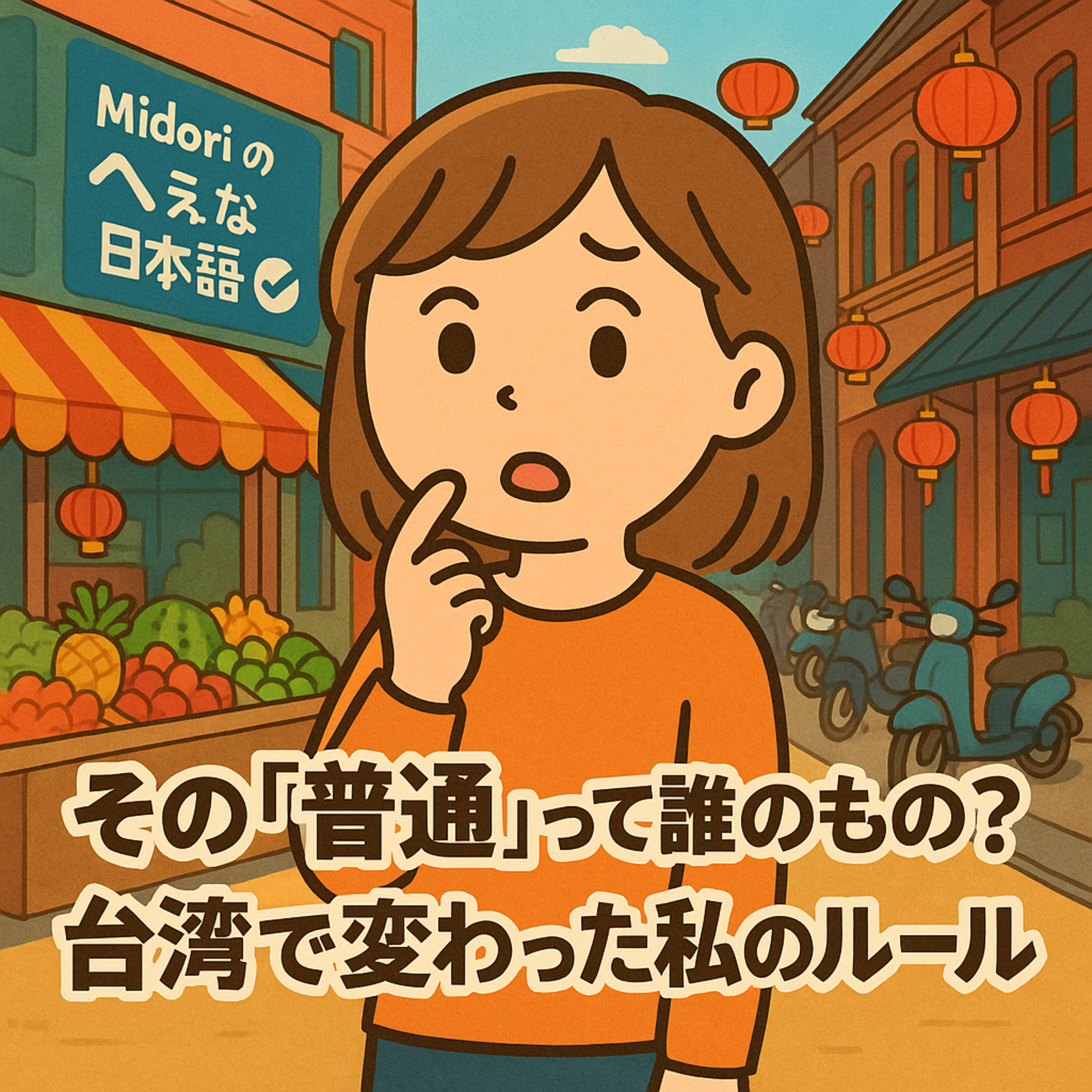 52.その“普通”って誰のもの？台湾で変わった私のルール/那個「理所當然」到底是誰訂的？在台灣改變的我的人生規則