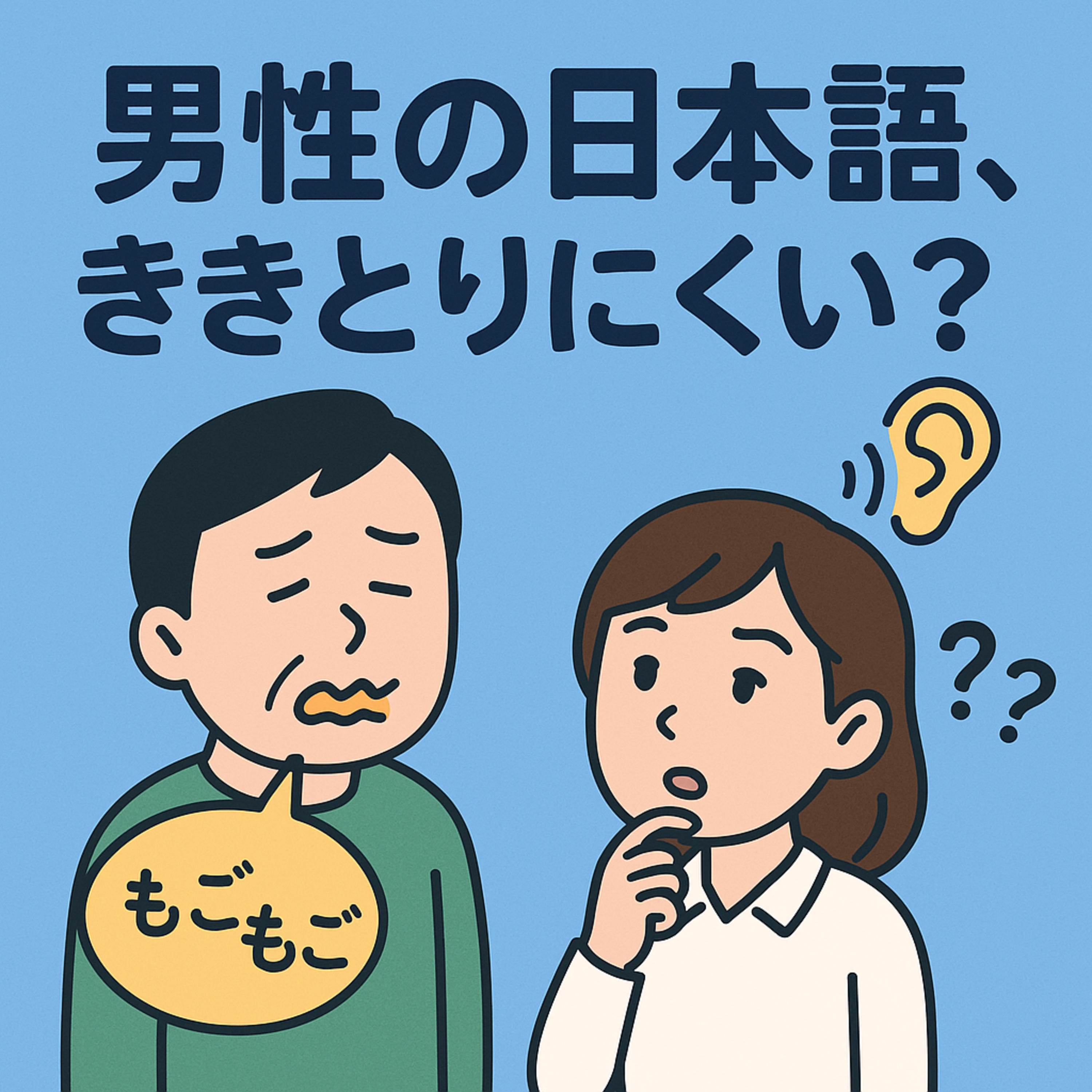 60.なぜ男性の日本語は聞き取りづらいのか？ / 為什麼男性的日語比較難聽懂？