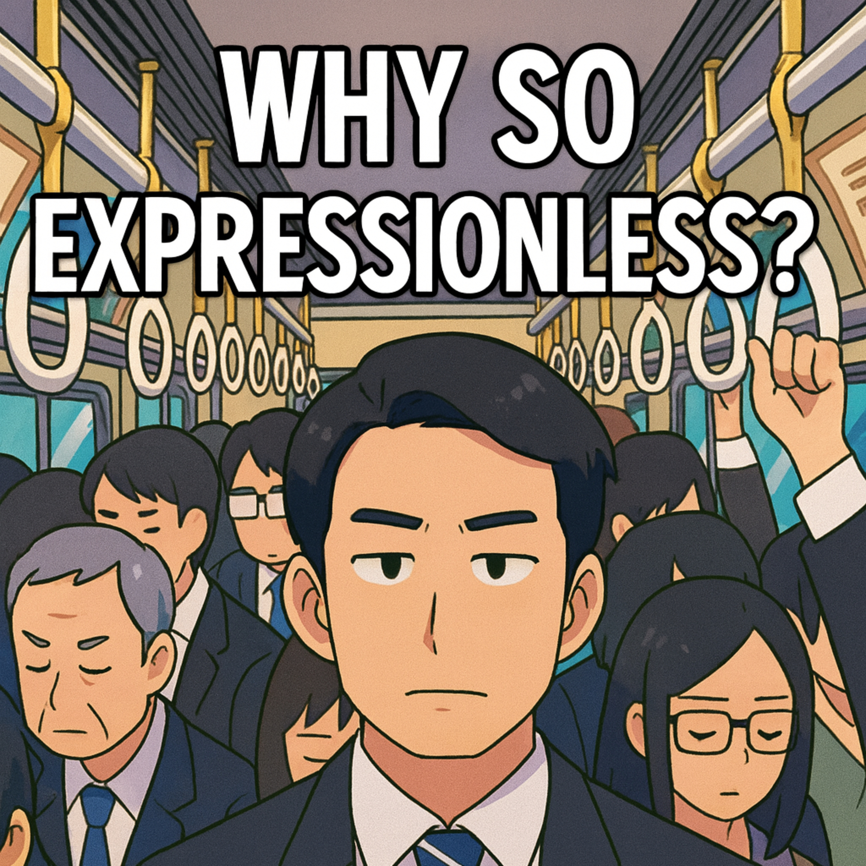 62.なぜ日本人は電車で死んだ顔をしているのか？/為什麼日本人在電車裡面無表情？