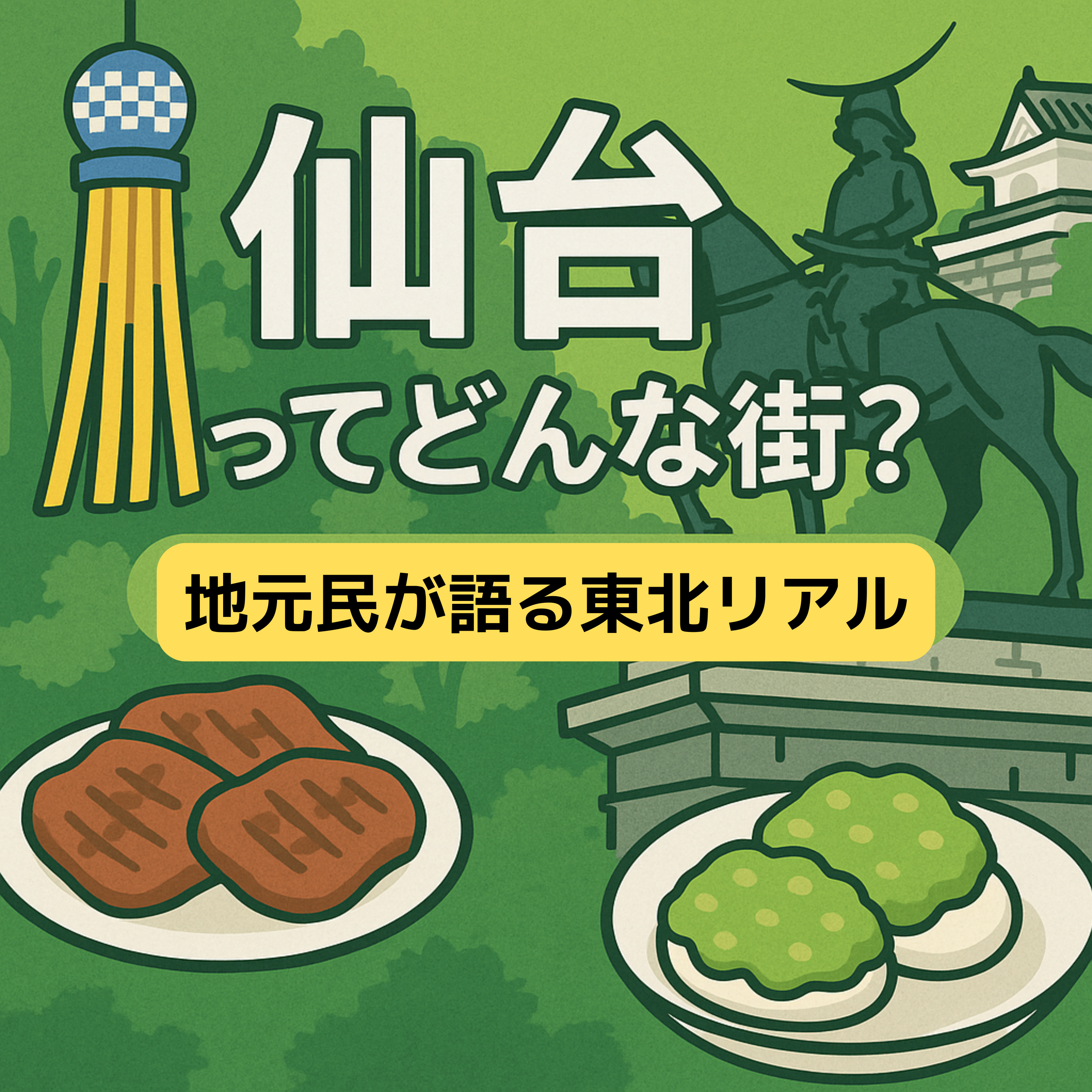 64.【日本語会話】仙台ってどんな街？ガチ地元民に聞いた“東北人あるある”とリアル　ゲスト：まっつん /仙台是怎樣的城市？聽土生土長的當地人聊聊「東北人的日常」與真實　來賓：まっつん