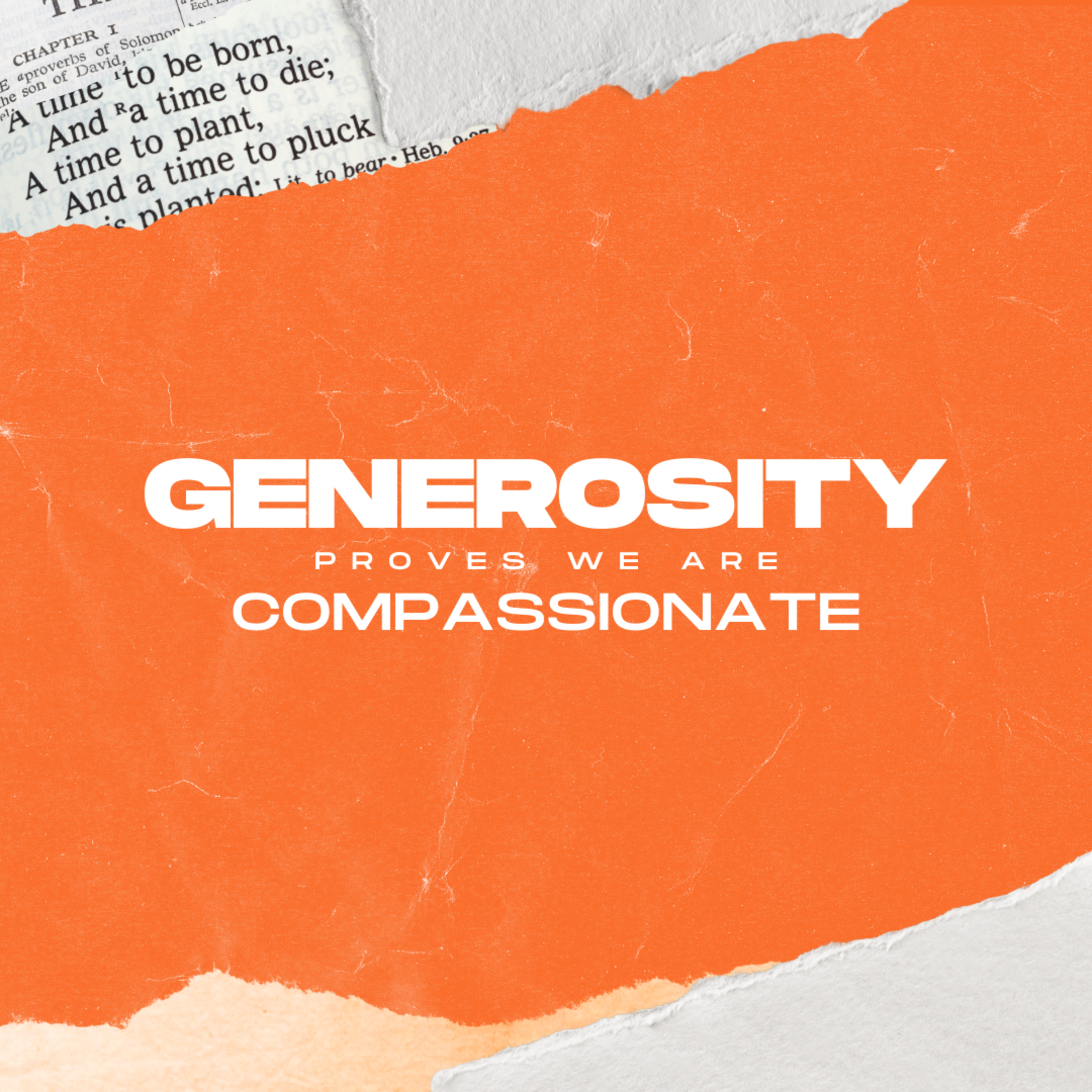 Generosity Proves We Are Compassionate episode artwork