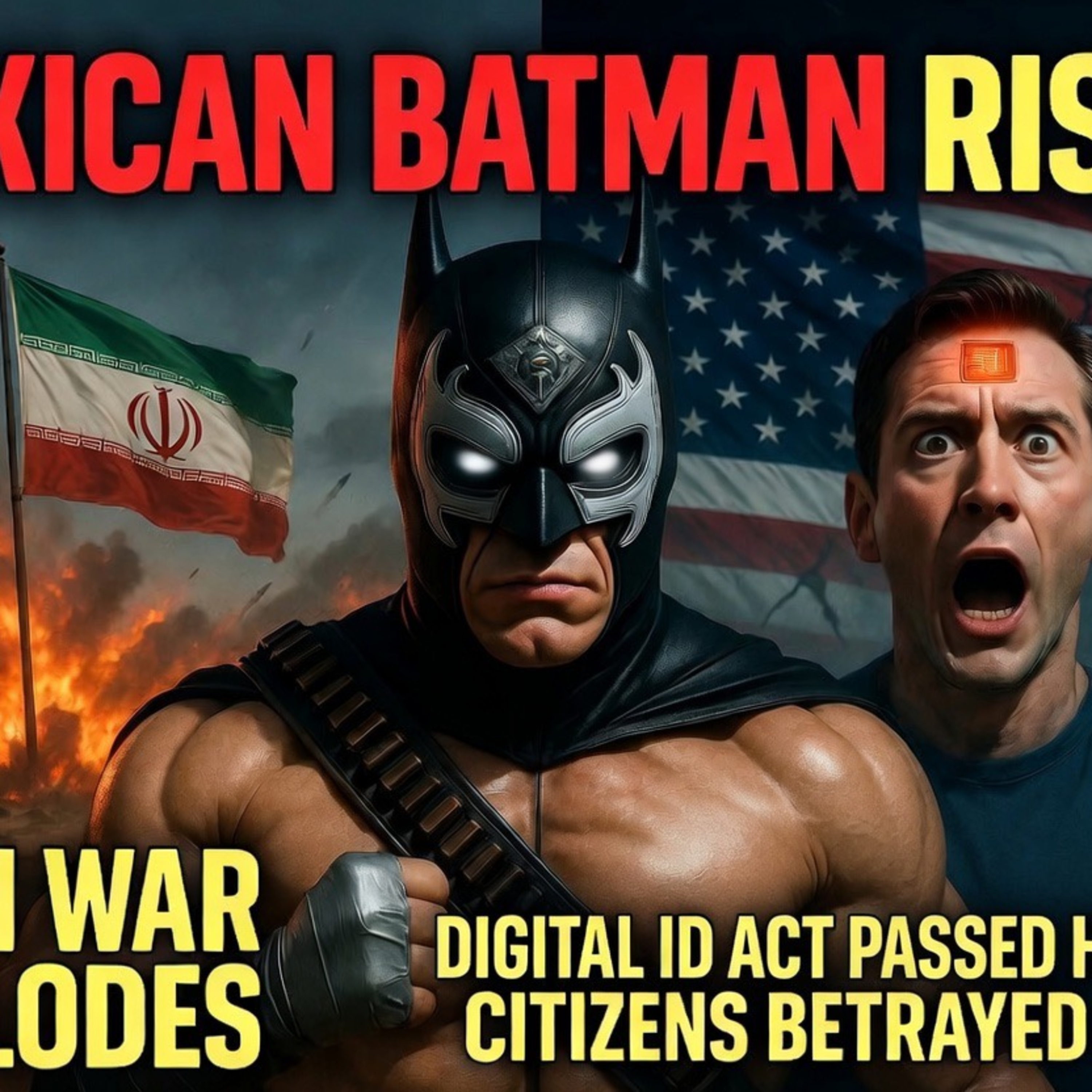 Mexican Batman!, Back to Striking Iran , Digital Id Act Passes episode artwork