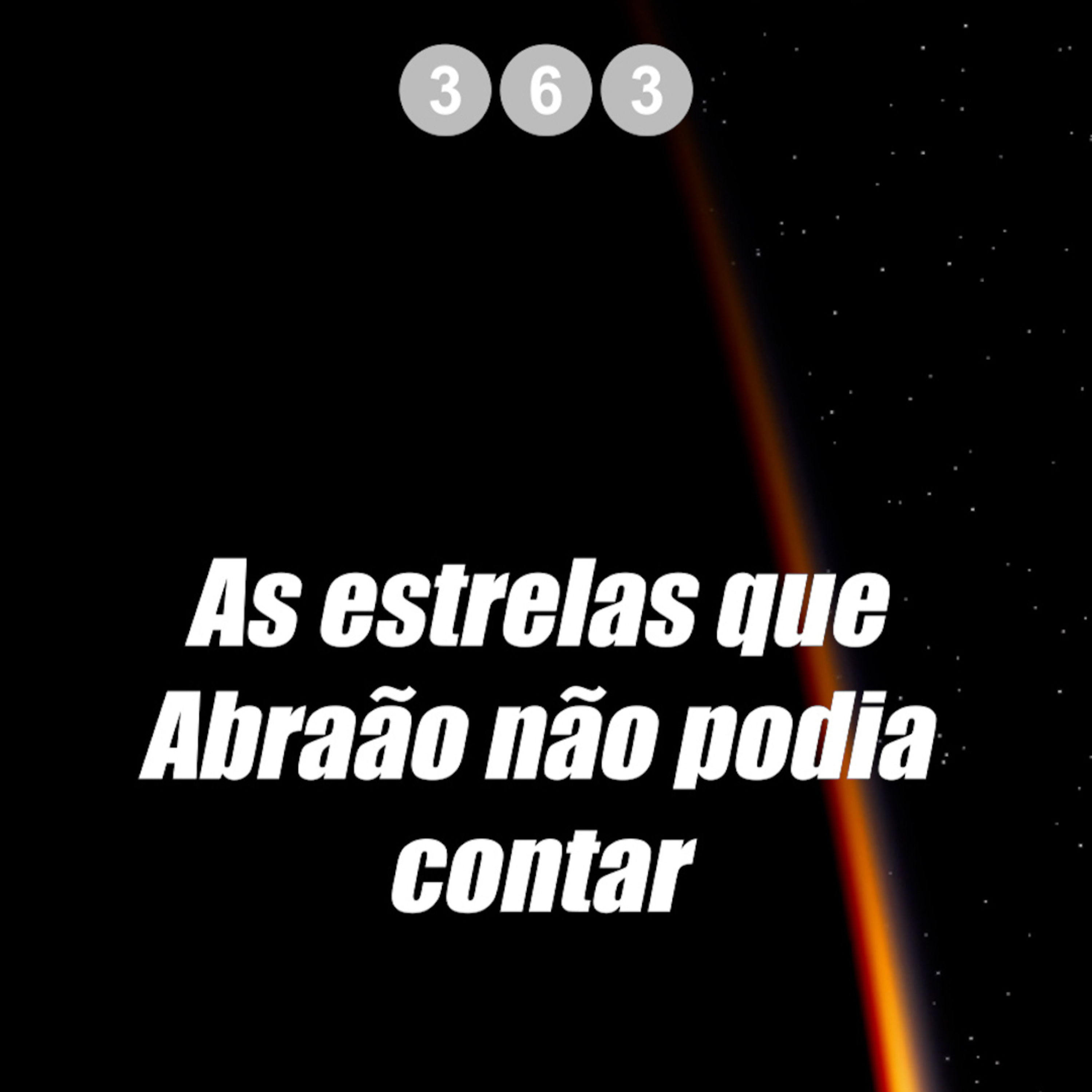 Salmos 363 - As estrelas que Abraão não podia contar episode artwork